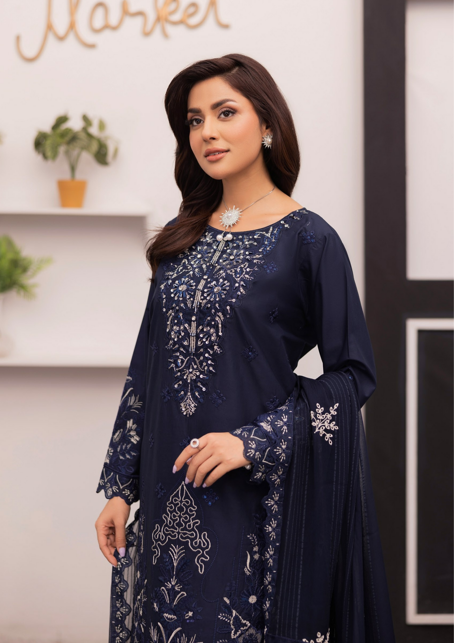 RIM JHIM - Luxury Embroidered Lawn