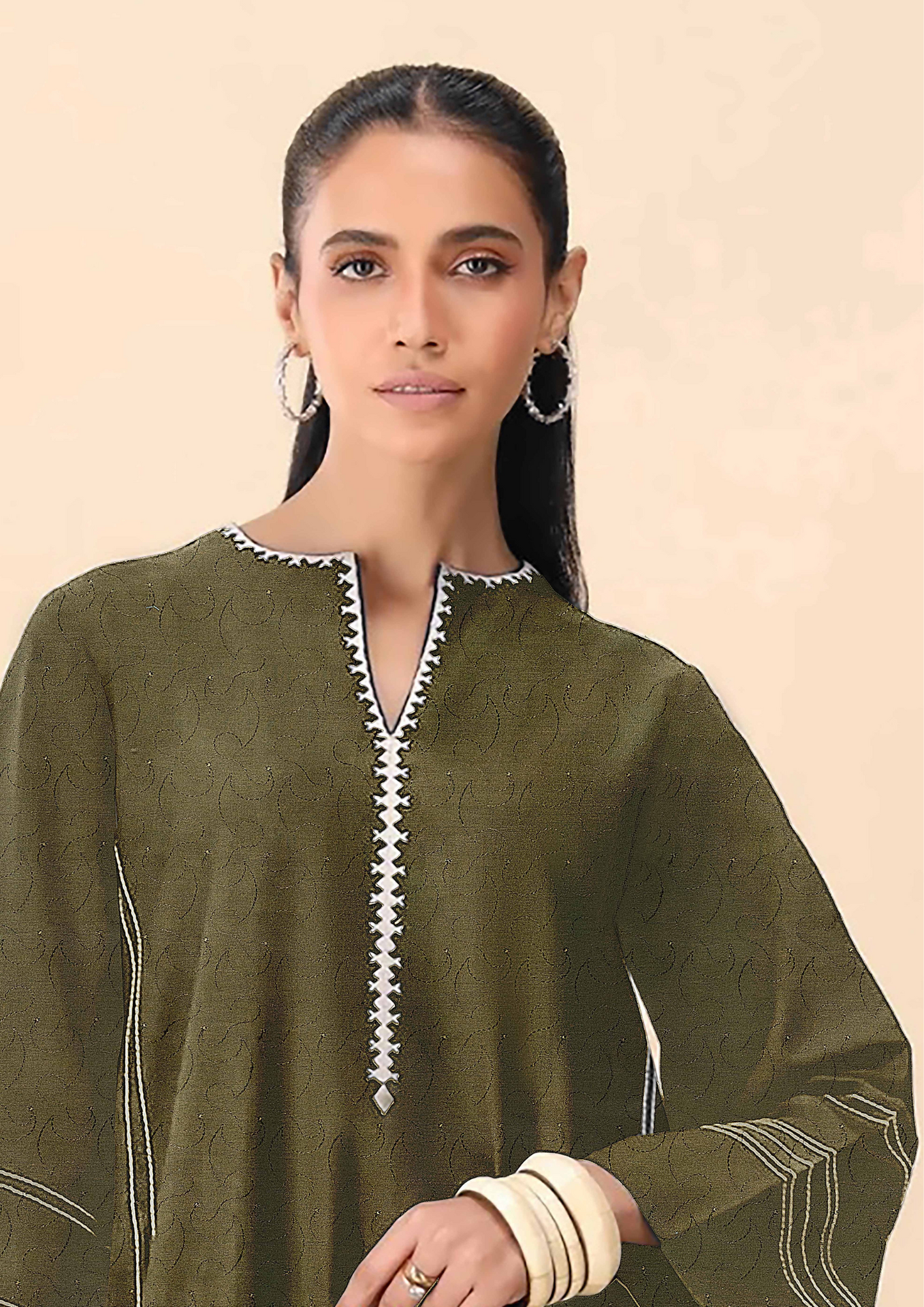 ARZOO - Unstitched 2-Piece Embroidered Lawn