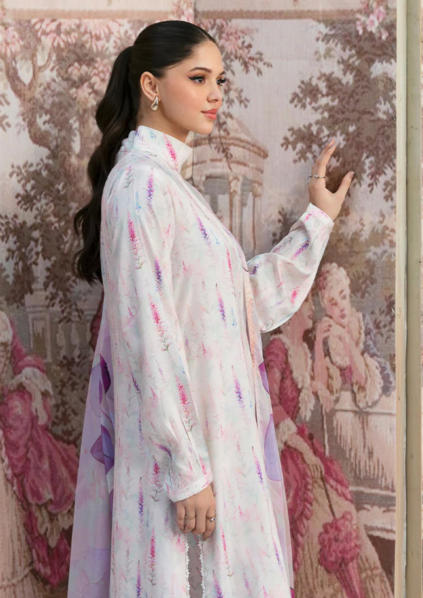 NAQSH-E-NAAZ - Unstitched 3-Piece Digital Bana Dora Lawn