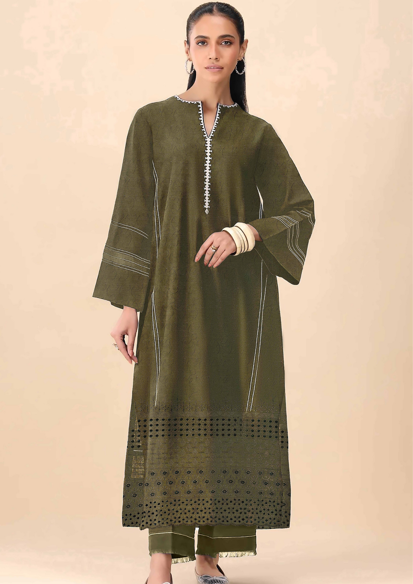 ARZOO - Unstitched 2-Piece Embroidered Lawn