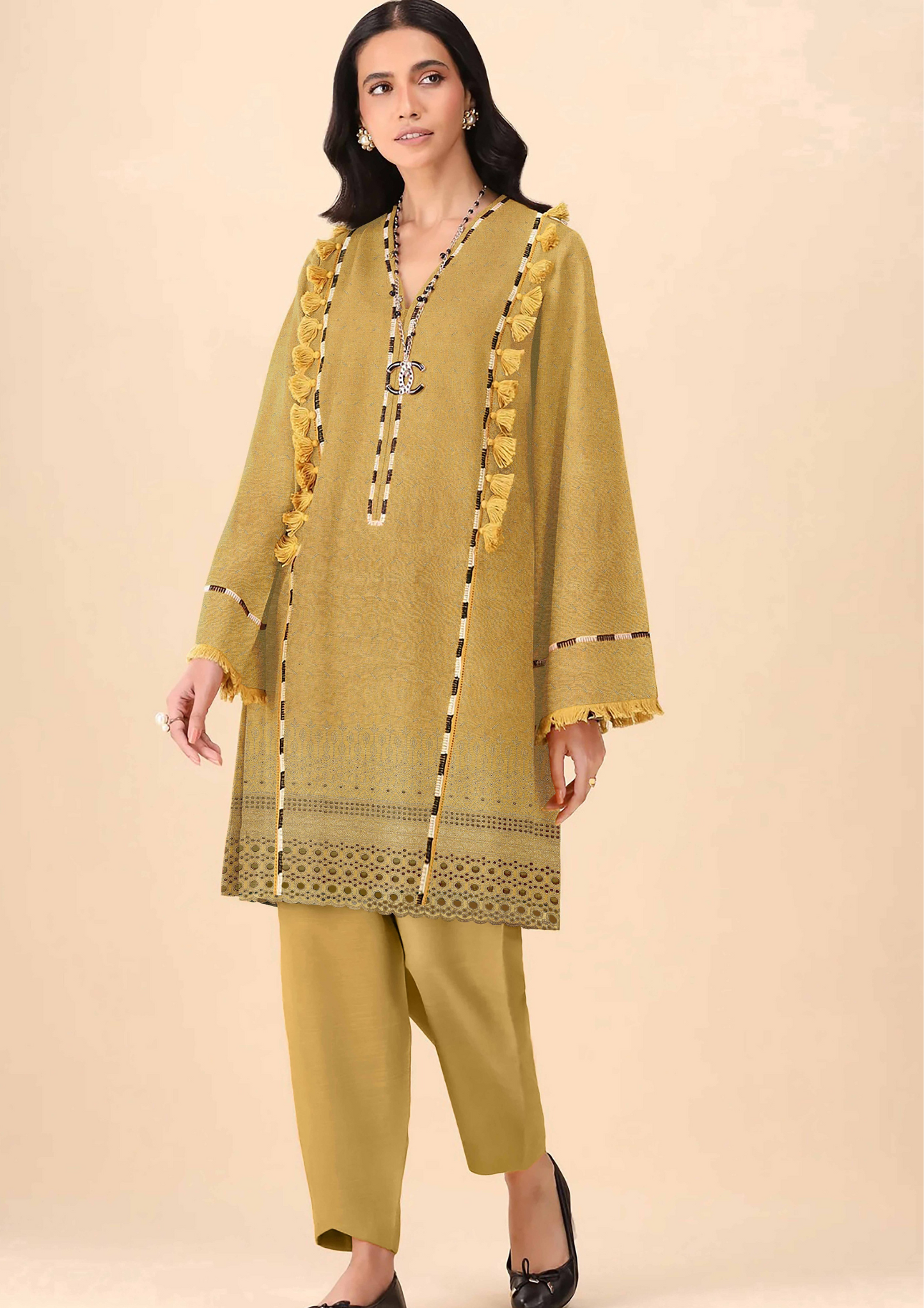 ARZOO - Unstitched 2-Piece Embroidered Lawn