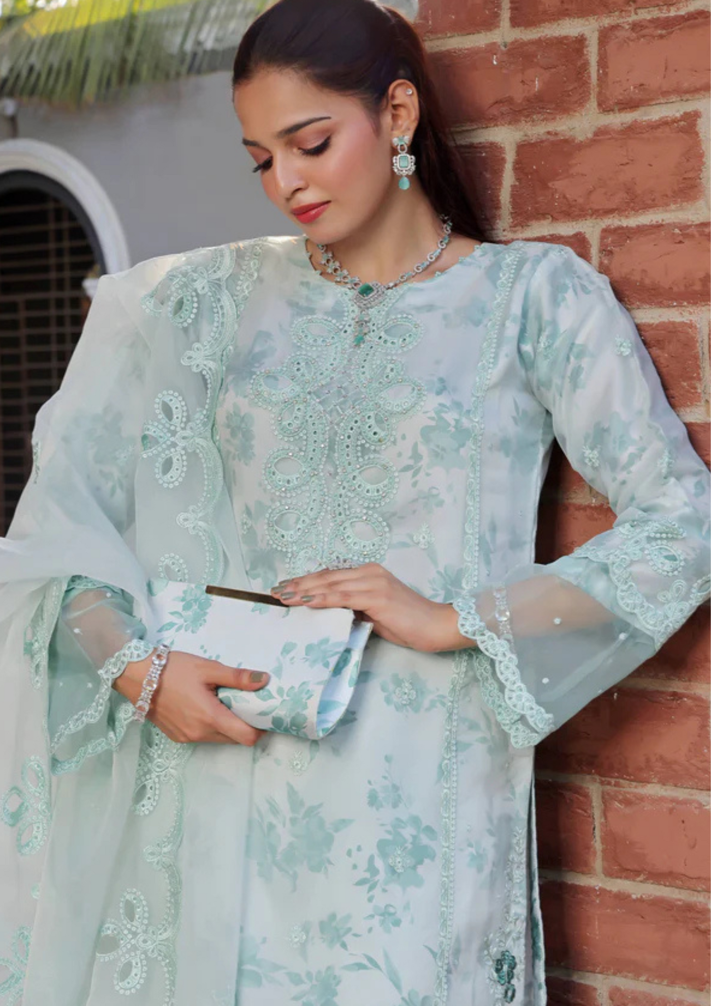 HAYA - Semi Stitched 3 - Piece Organza