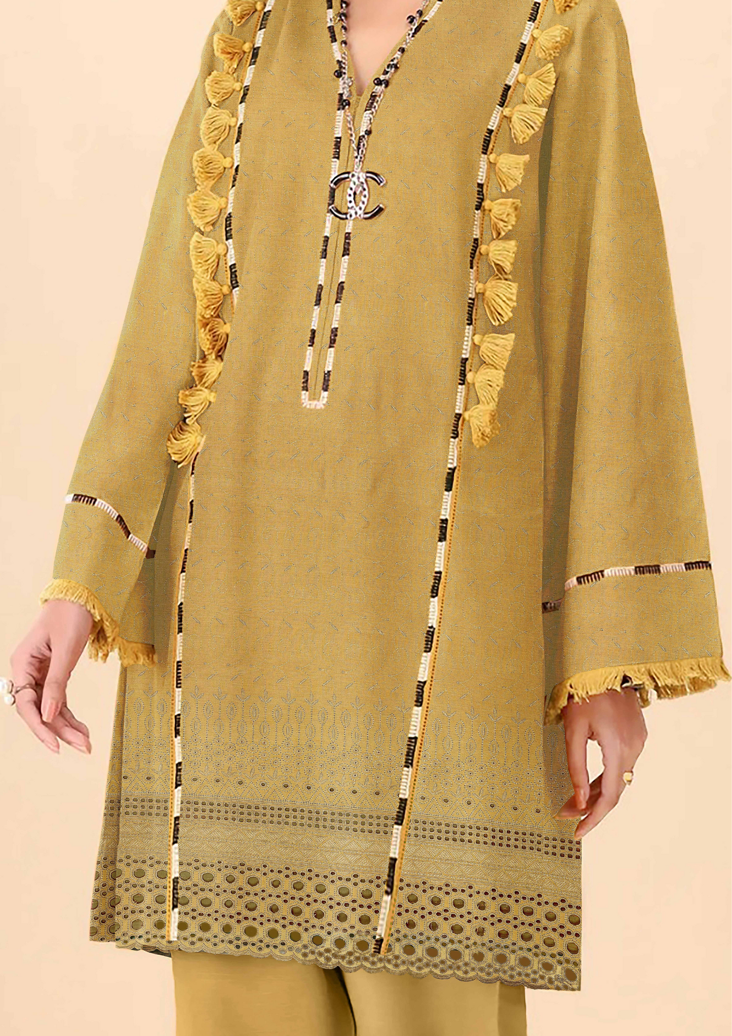 ARZOO - Unstitched 2-Piece Embroidered Lawn