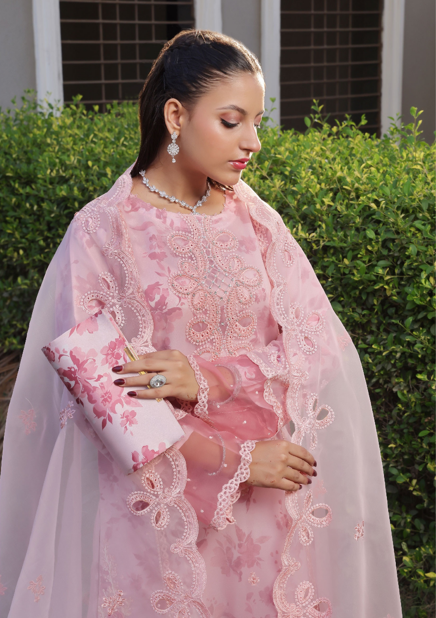 HAYA - Semi Stitched 3 - Piece Organza