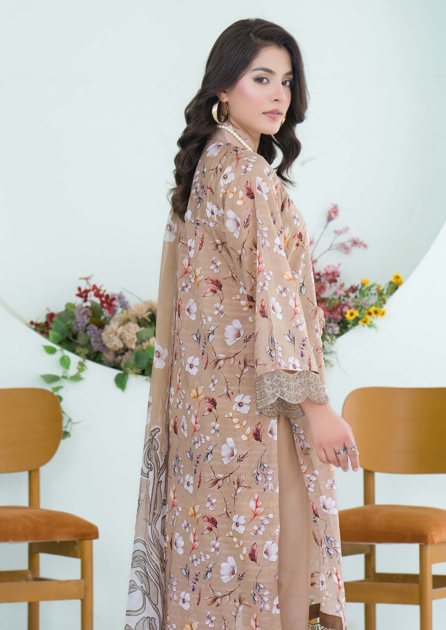 PEHNAWAA - Unstitched 3-Piece Digital Printed Lawn