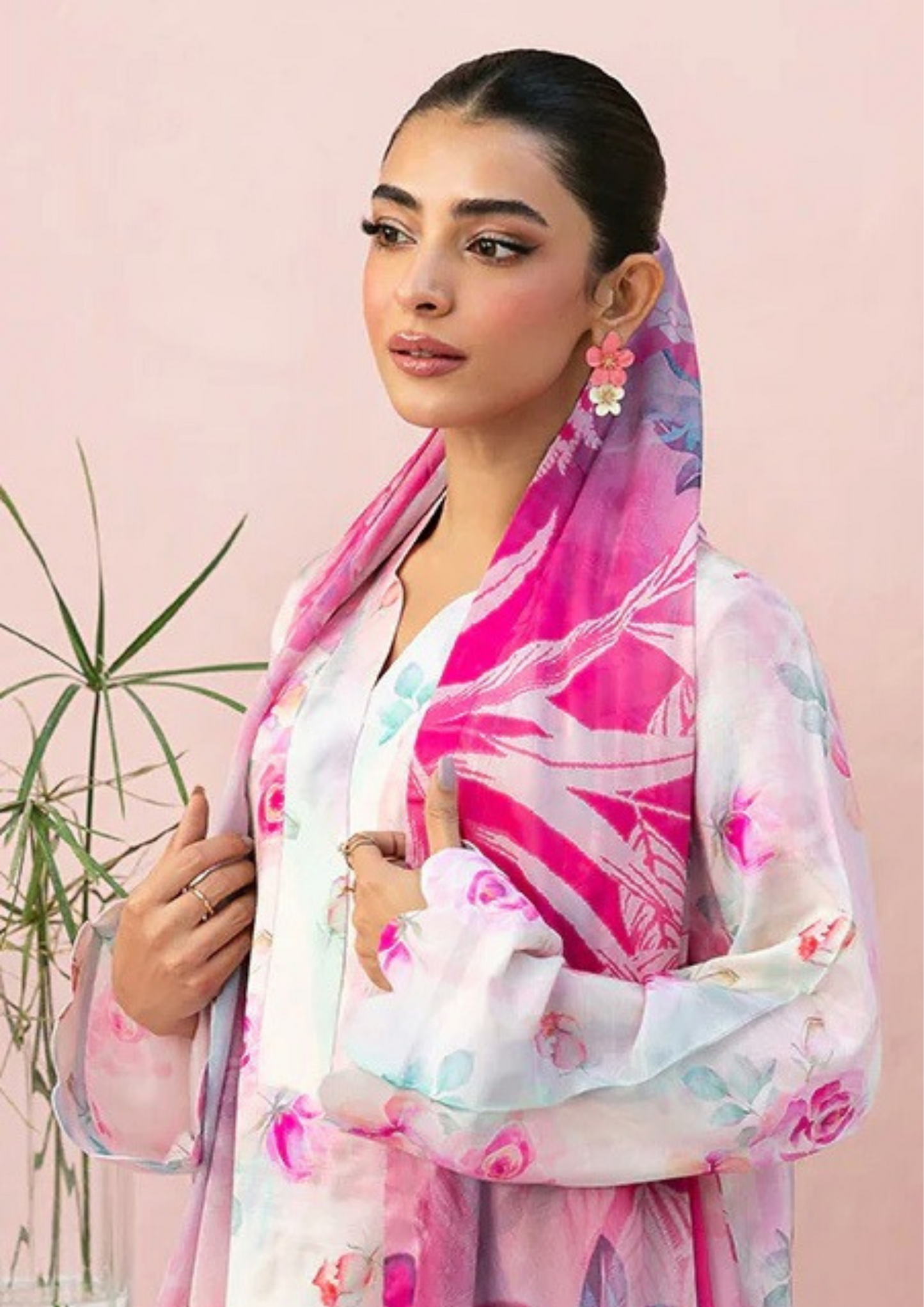 NAQSH-E-NAAZ - Unstitched 3-Piece Digital Bana Dora Lawn