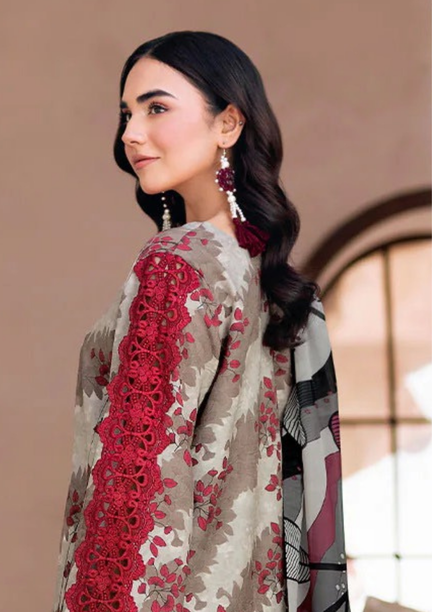NAQSH-E-NAAZ - Unstitched 3-Piece Digital Bana Dora Lawn