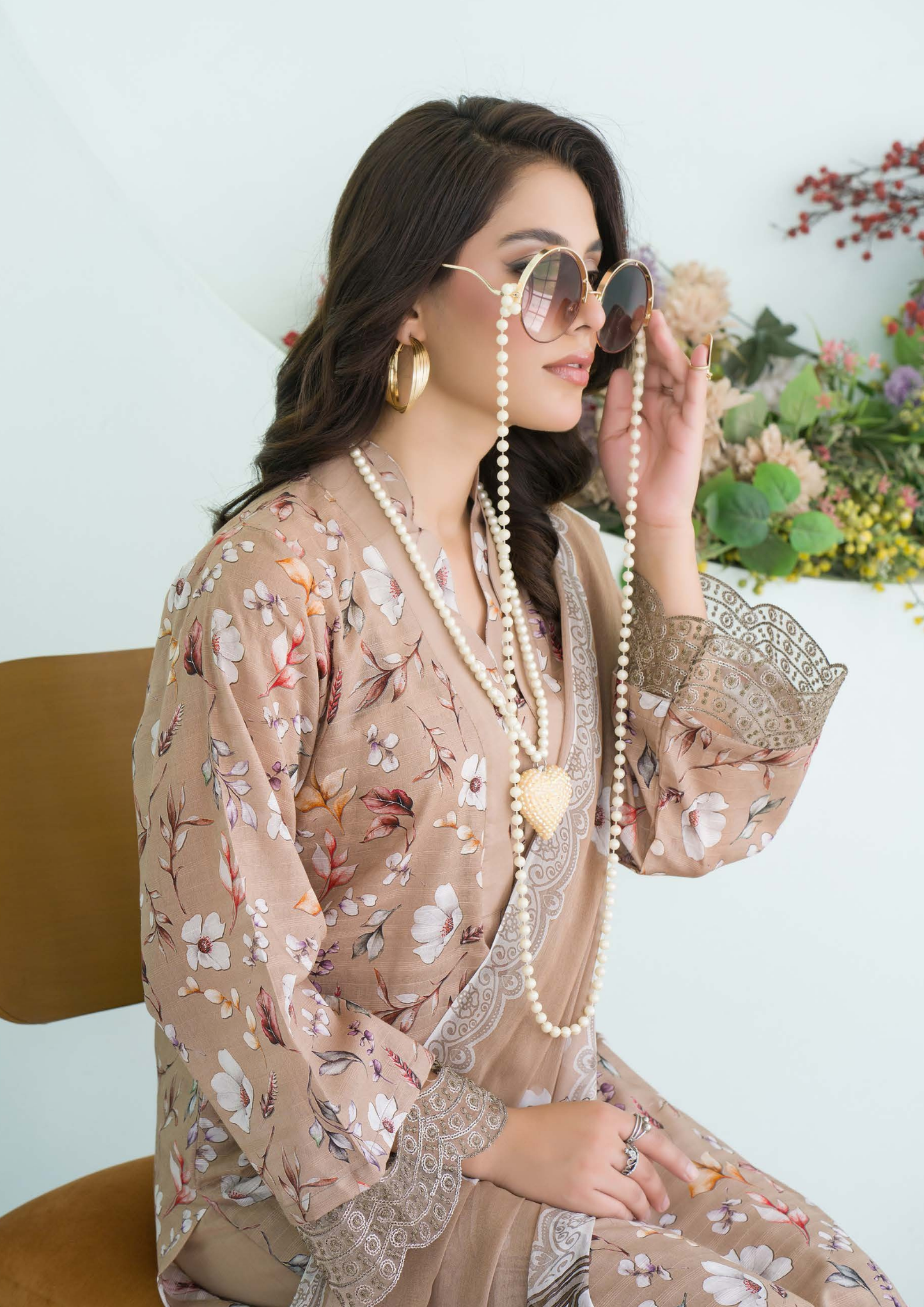 PEHNAWAA - Unstitched 3-Piece Digital Printed Lawn