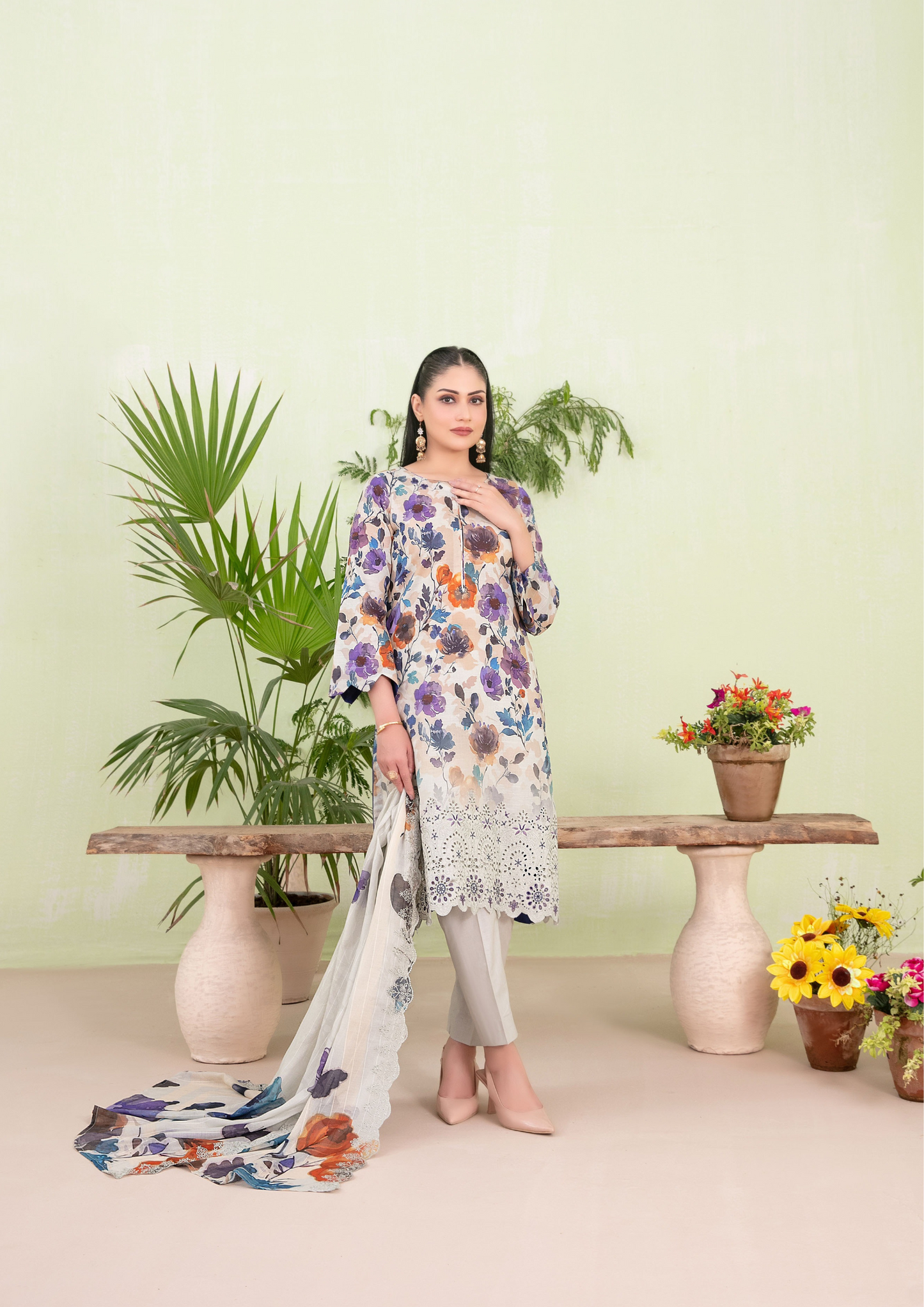 COCO - Unstitched 3-Piece Luxury Embroidered