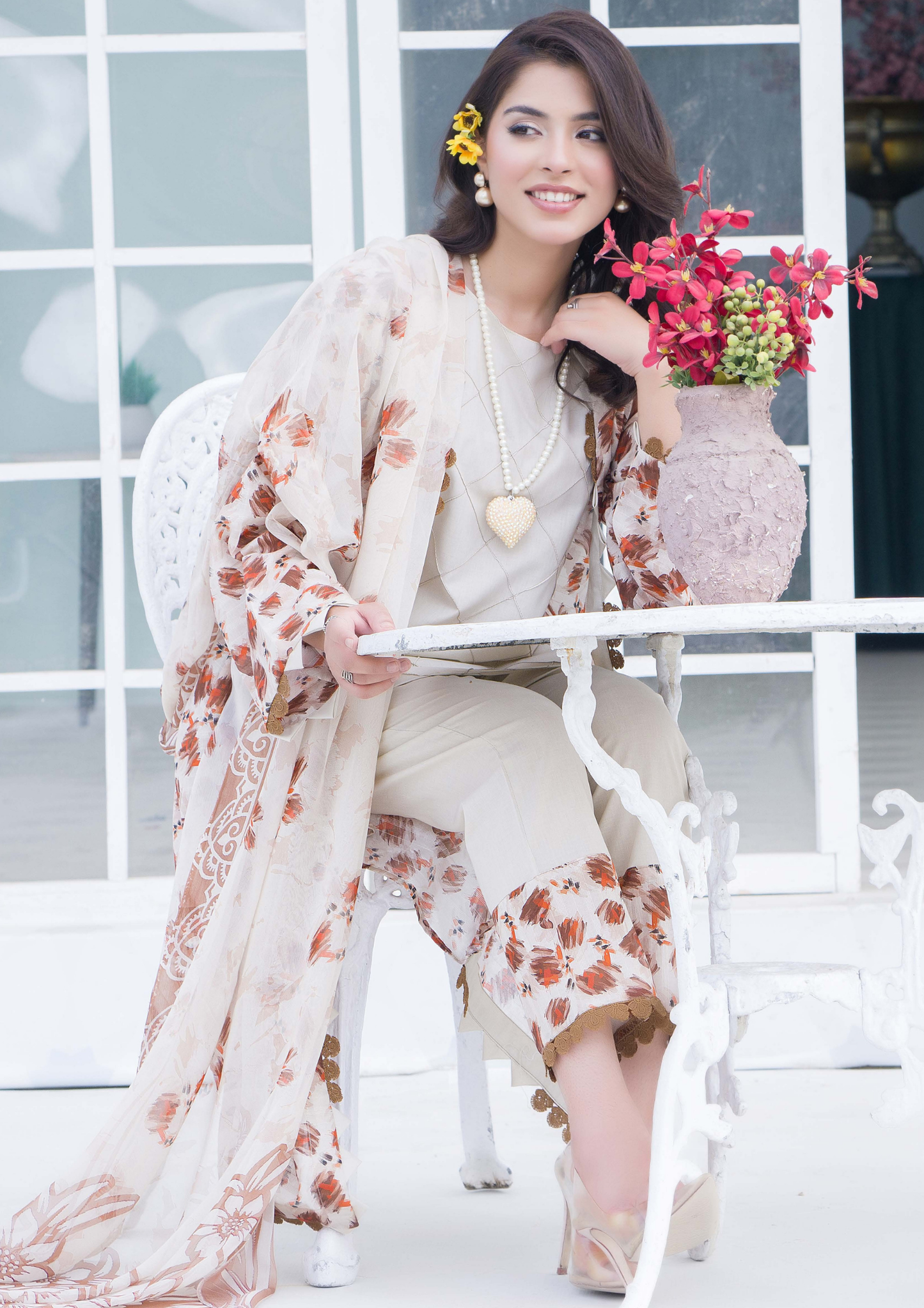 PEHNAWAA - Unstitched 3-Piece Digital Printed Lawn