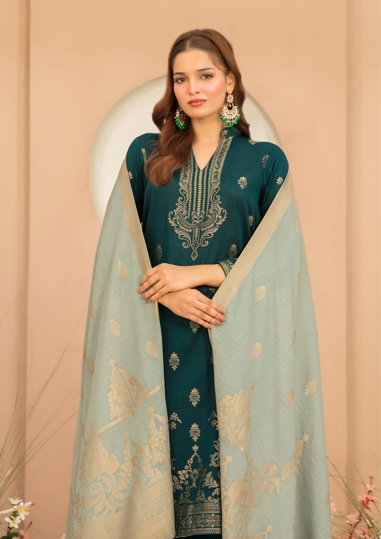 LAWN TALE - Unstitched 3-Piece Broshia Banarsi Lawn
