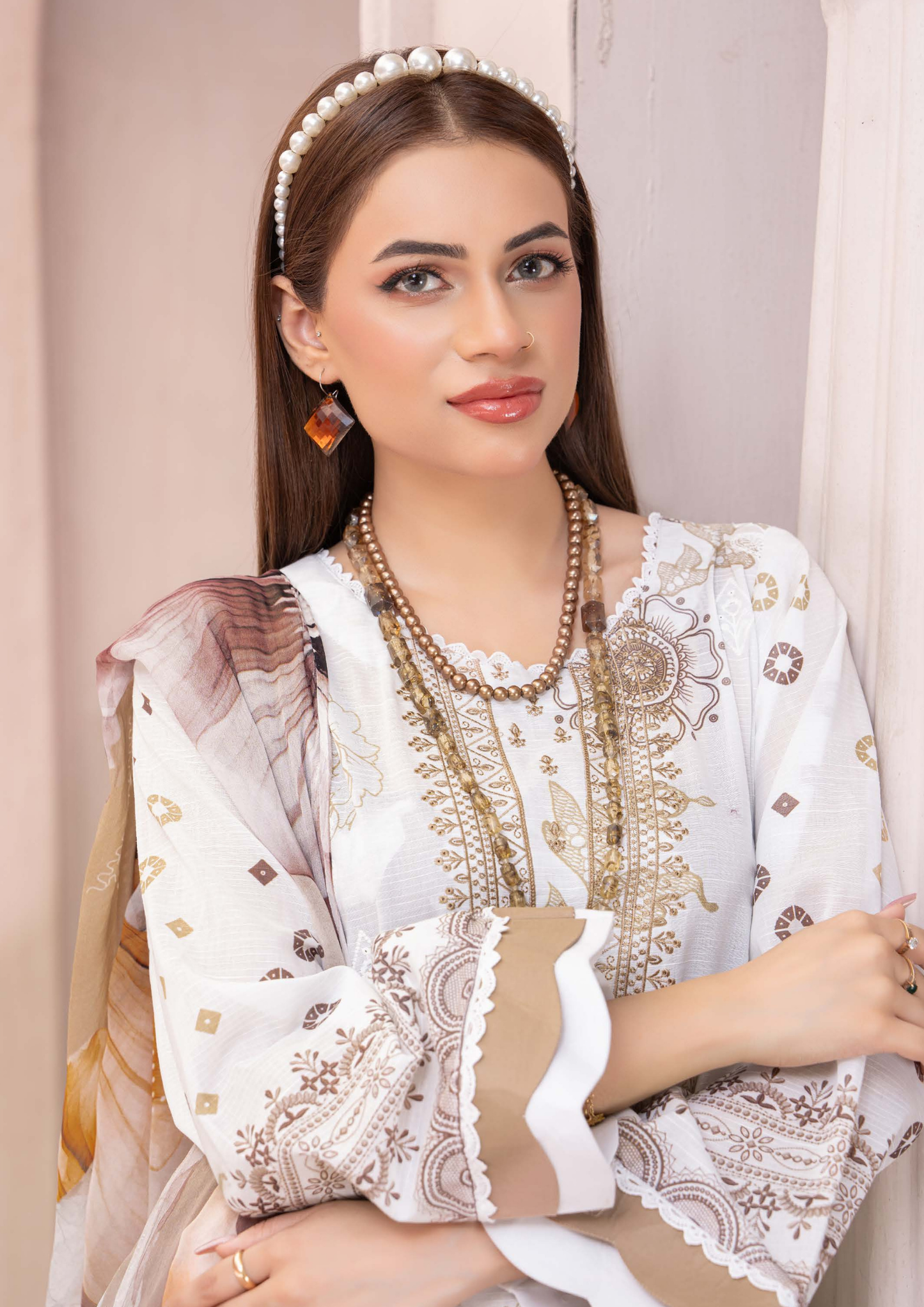 DHAGAY - Unstitched 3-Piece Embroidered Lawn