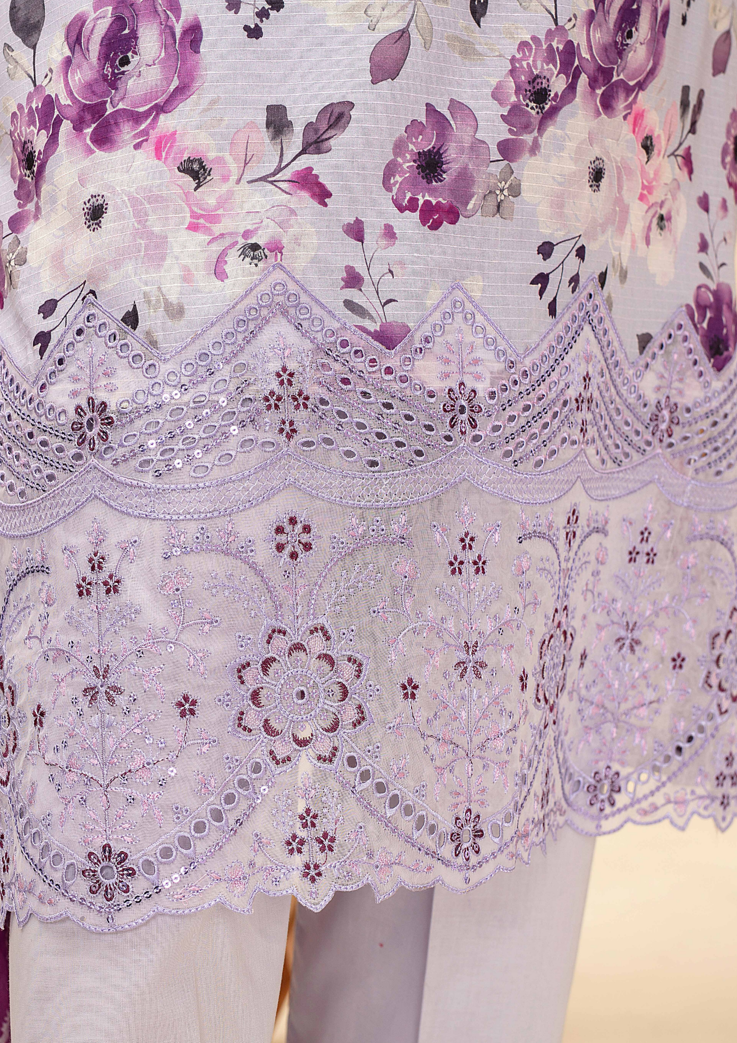 AQAS - Unstitched 3-Piece Digital Printed