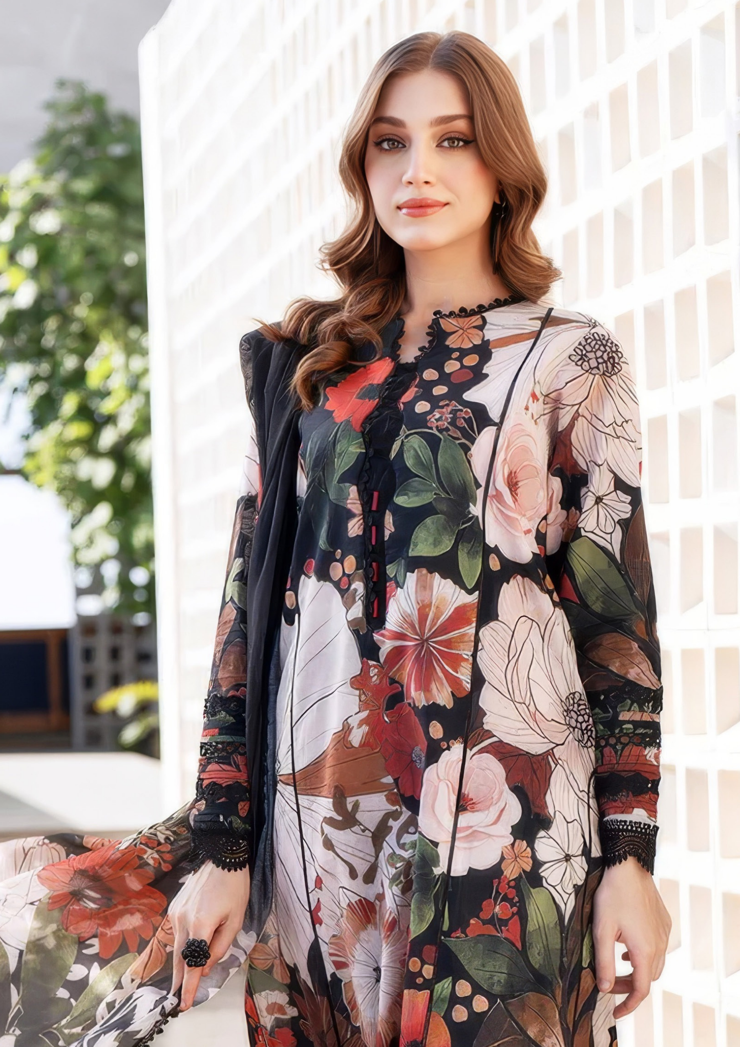 PARIZAAD - Unstitched 3-Piece Digital Print Lawn