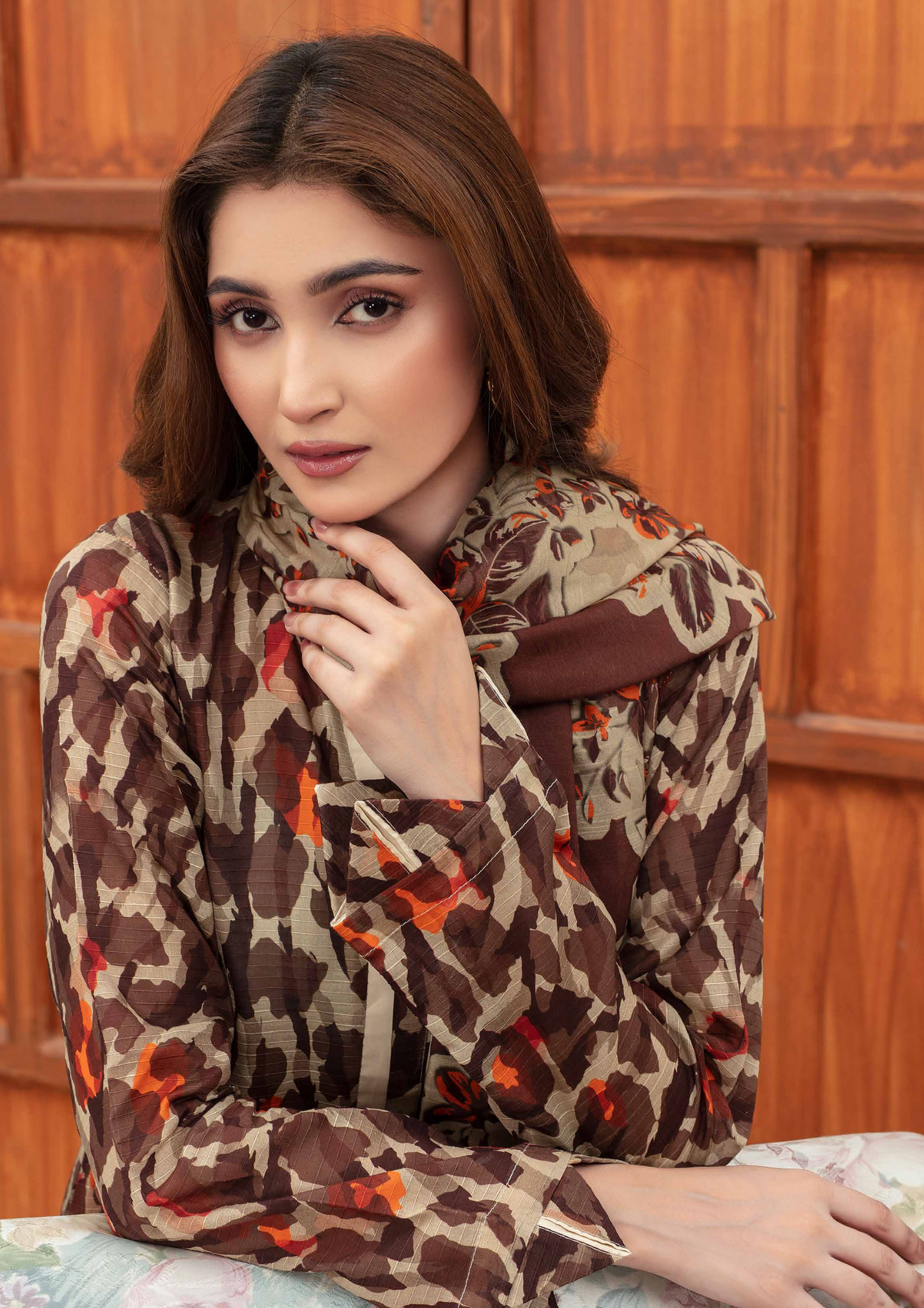 AROOHI - Unstitched 3-Piece Printed Lawn