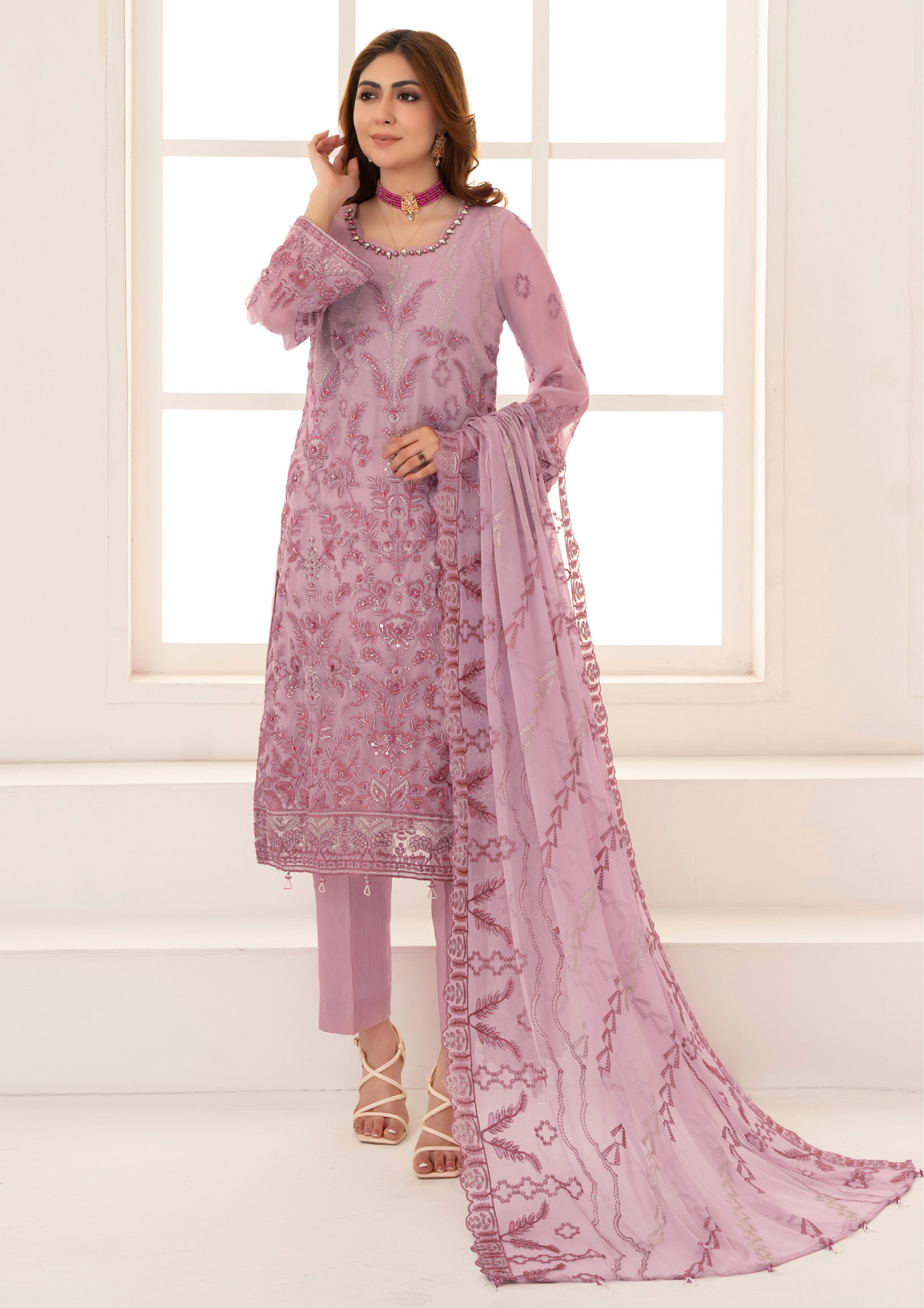 AFREEN - Semi Stitched Exclusive Chiffon