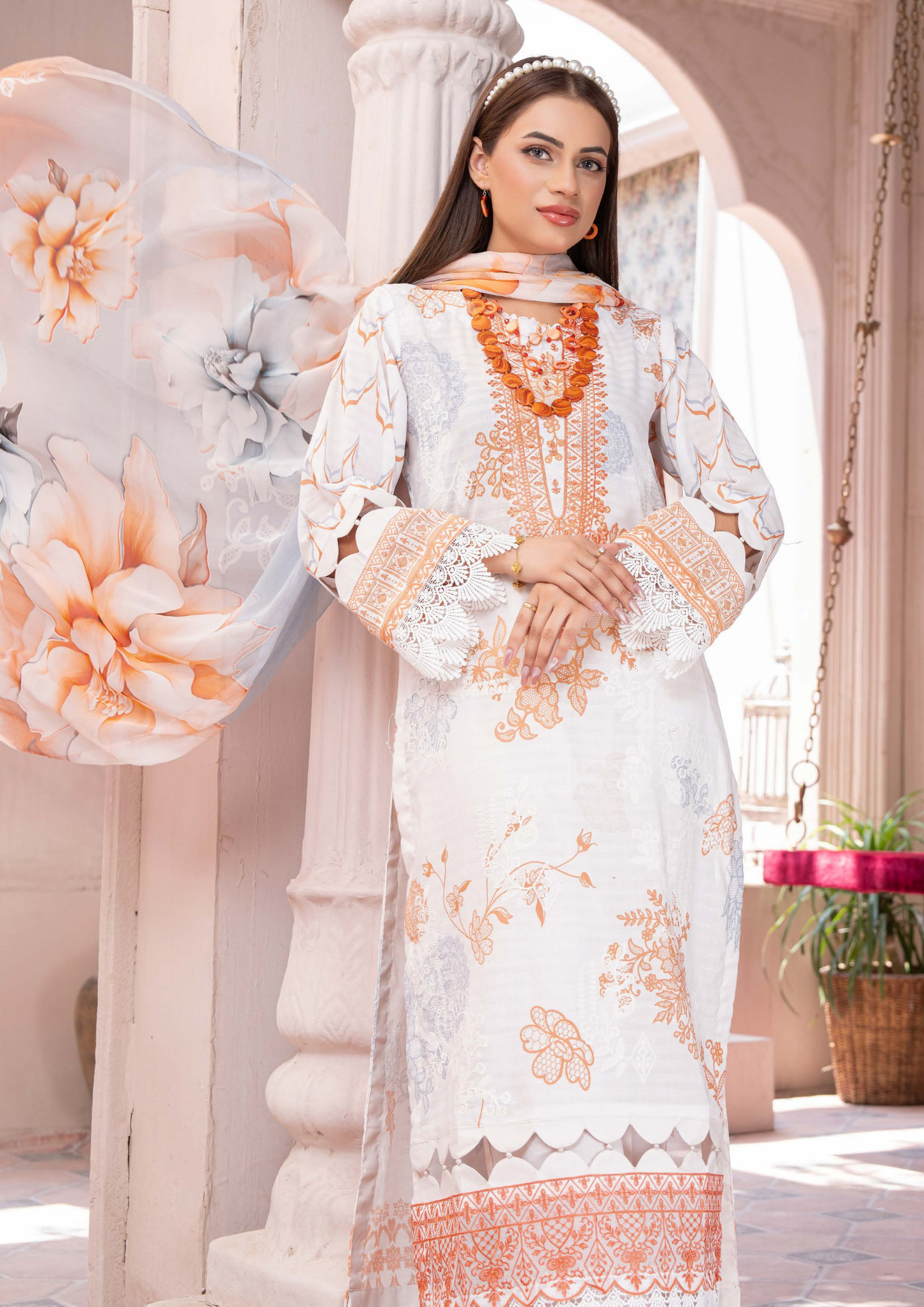 DHAGAY - Unstitched 3-Piece Embroidered Lawn