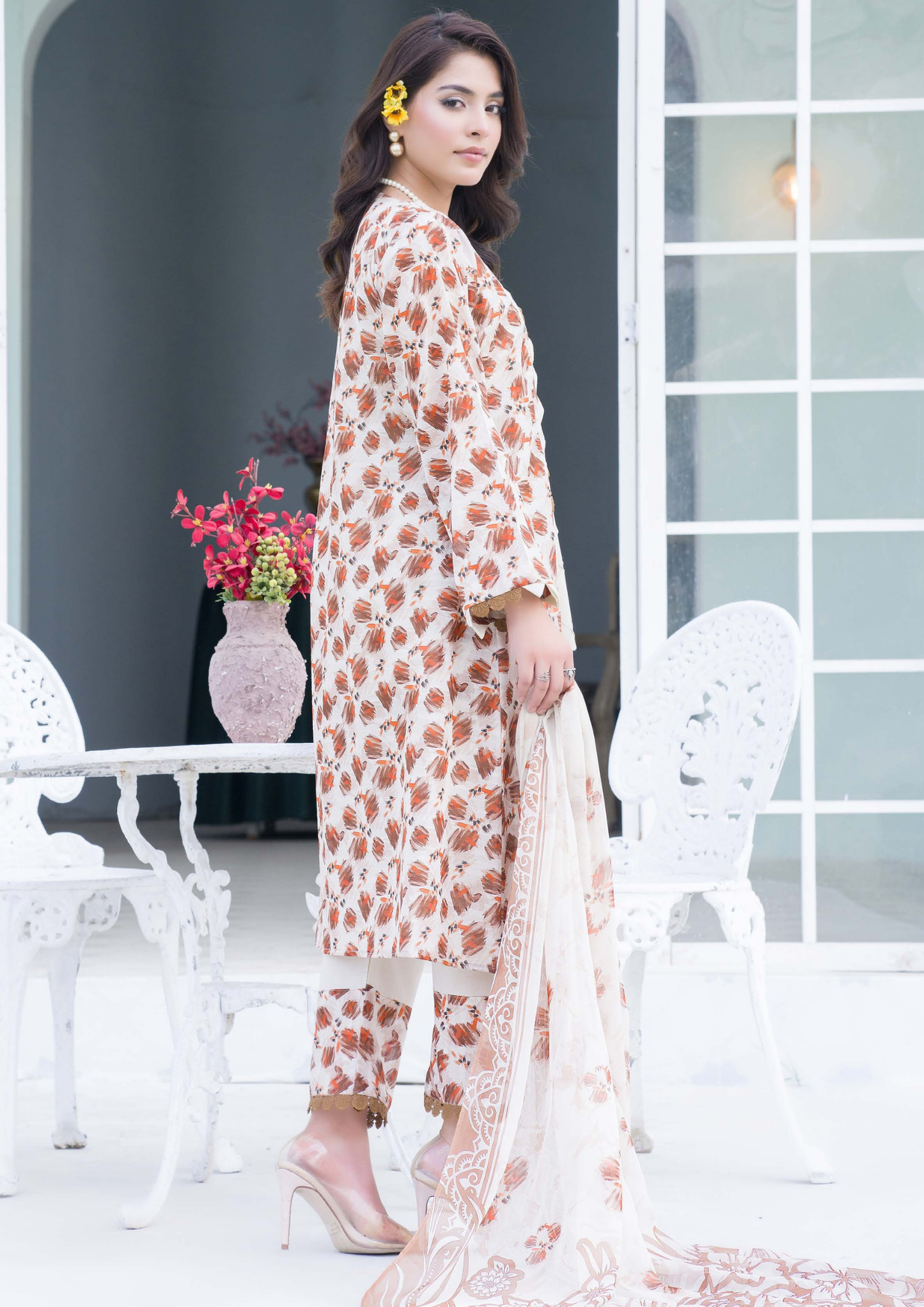 PEHNAWAA - Unstitched 3-Piece Digital Printed Lawn