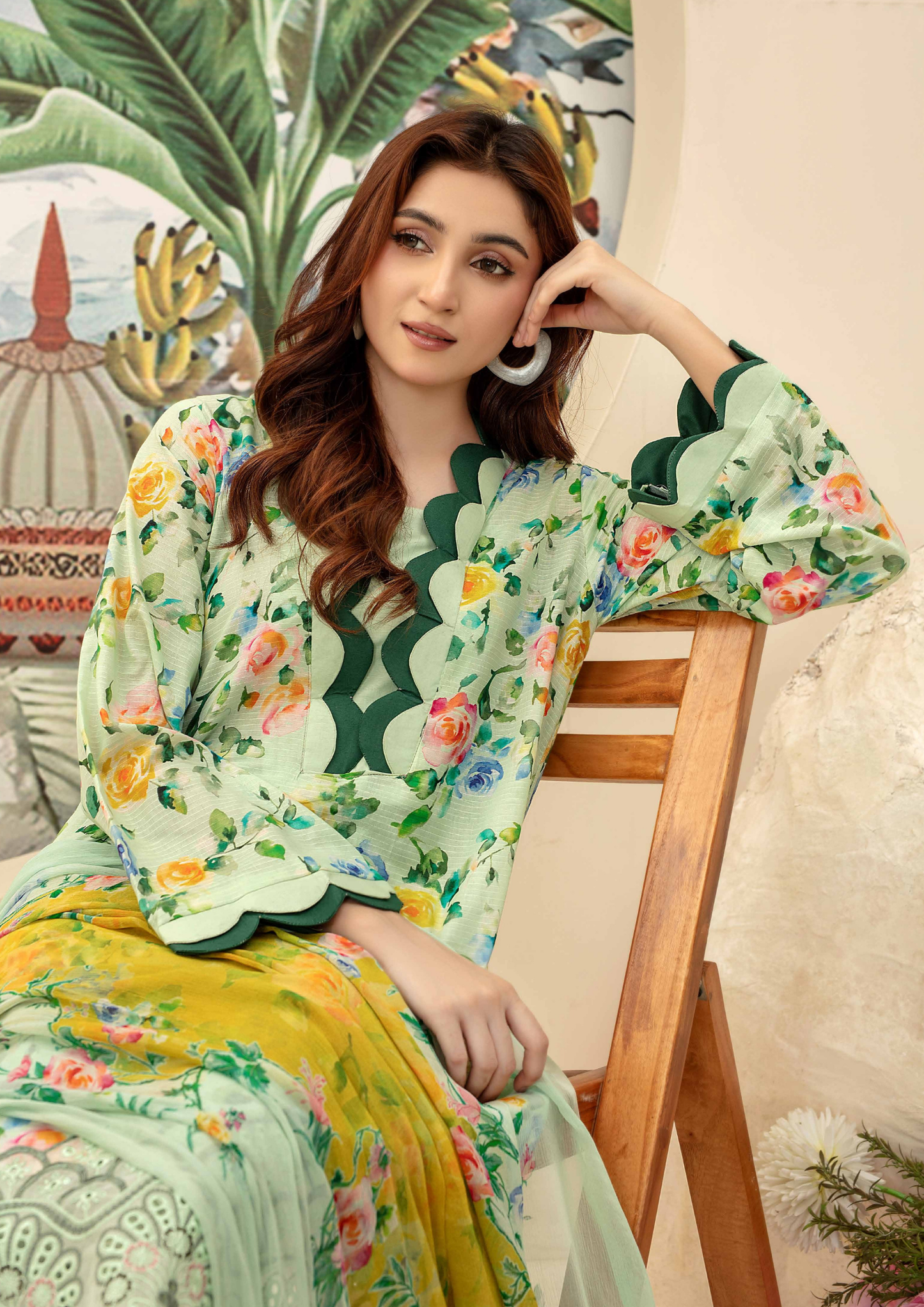 AQAS - Unstitched 3-Piece Digital Printed