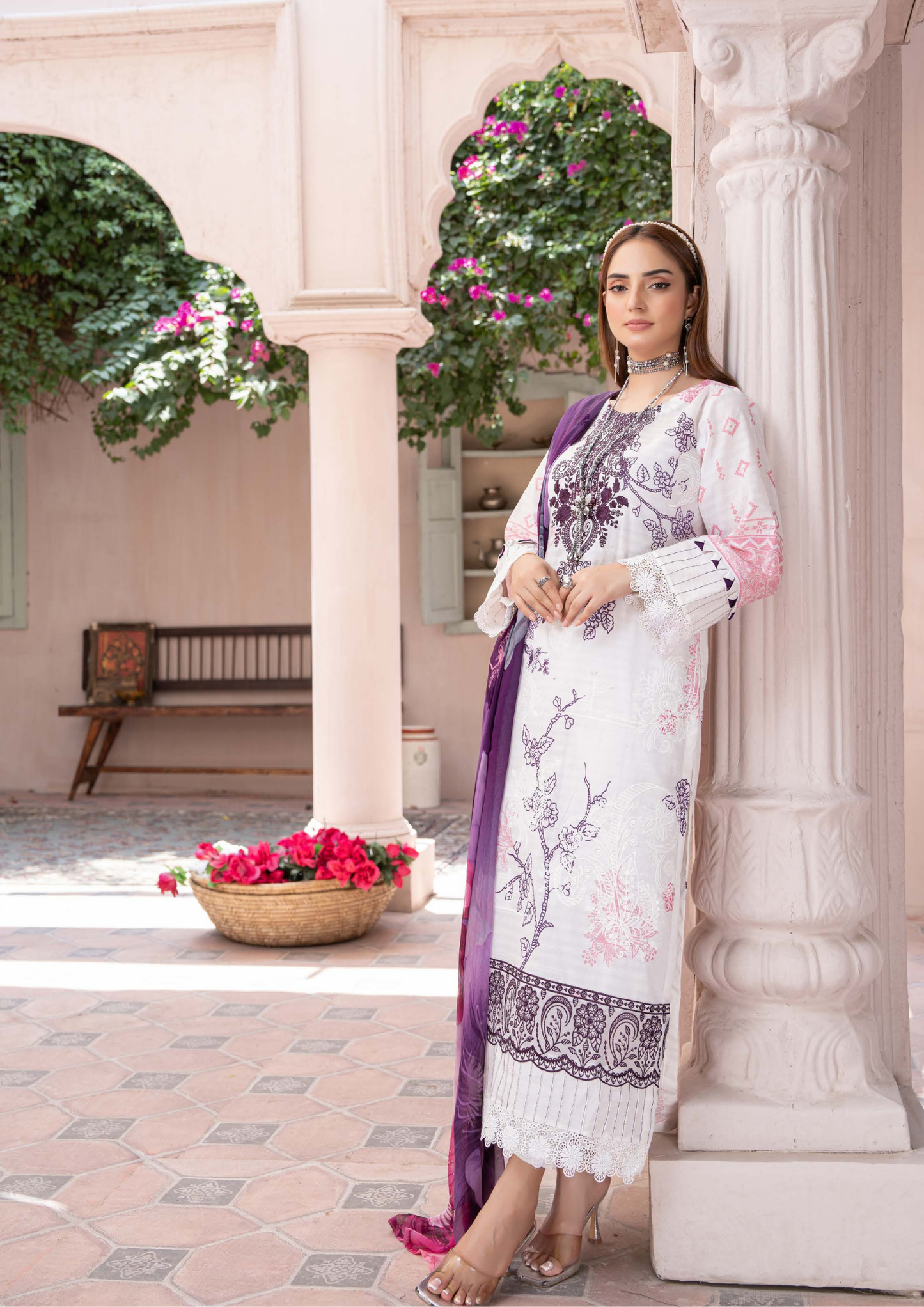 DHAGAY - Unstitched 3-Piece Embroidered Lawn