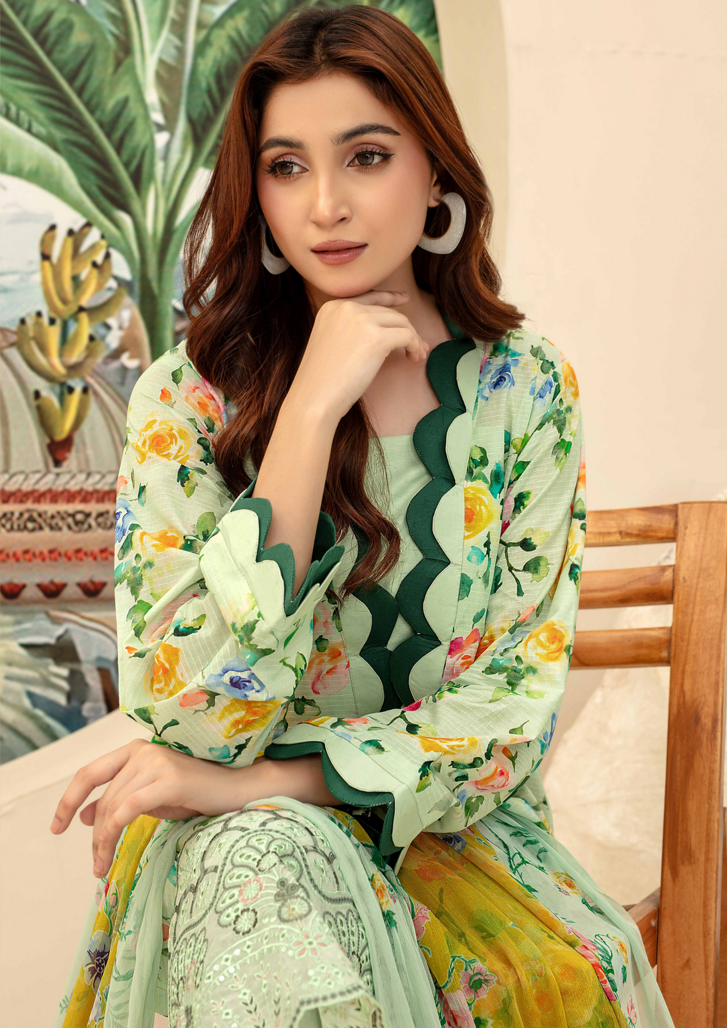 AQAS - Unstitched 3-Piece Digital Printed