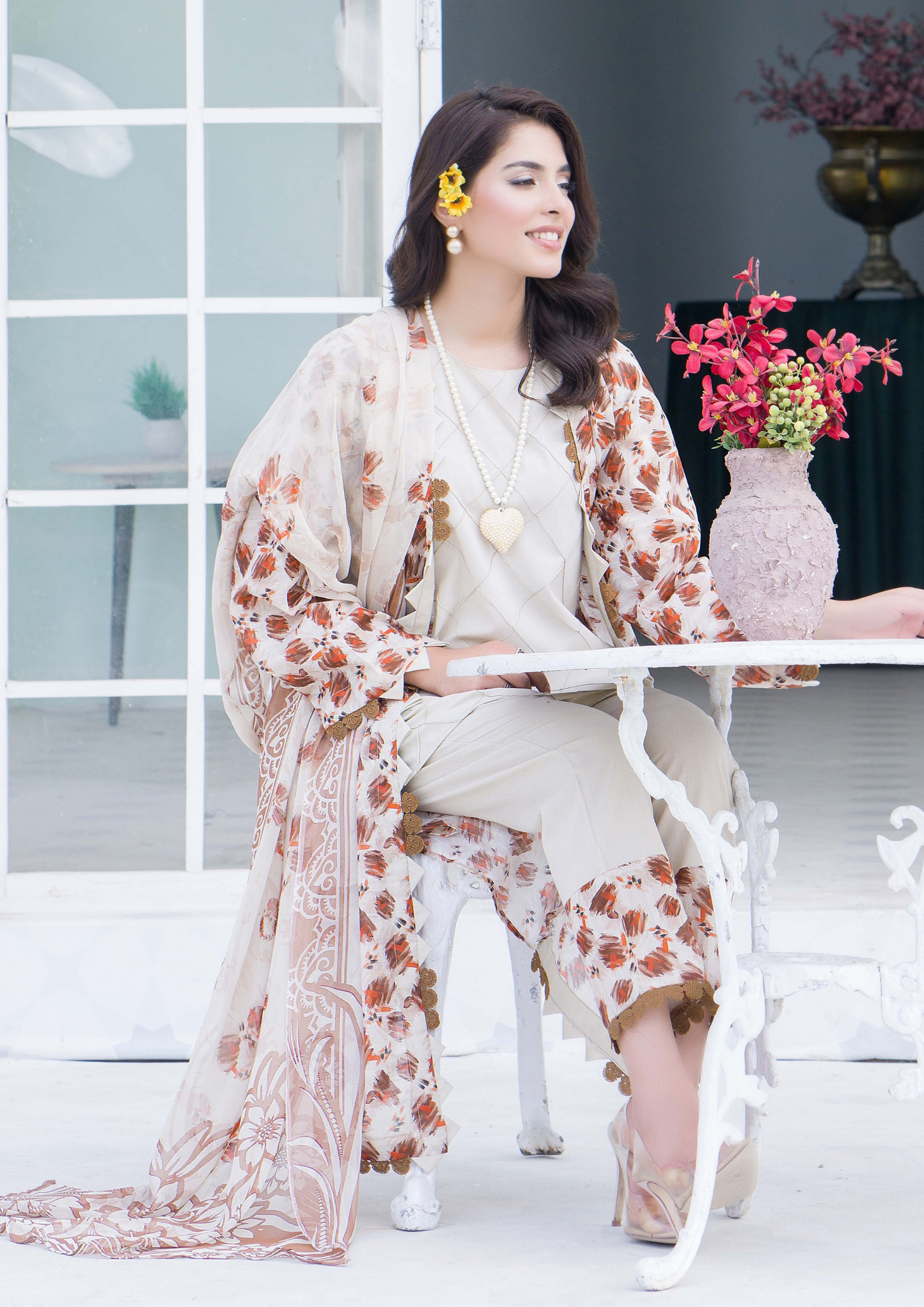 PEHNAWAA - Unstitched 3-Piece Digital Printed Lawn
