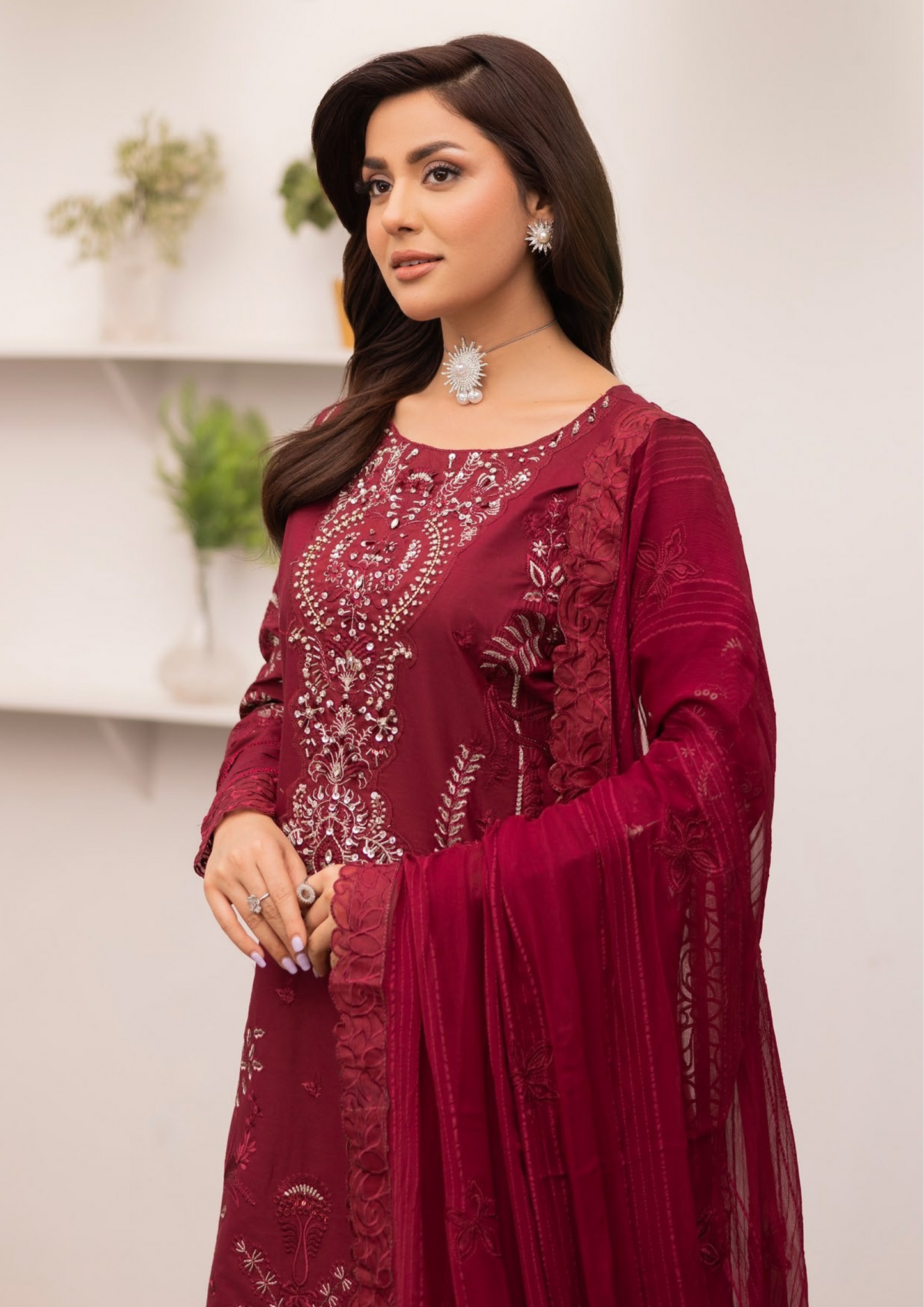 RIM JHIM - Luxury Embroidered Lawn