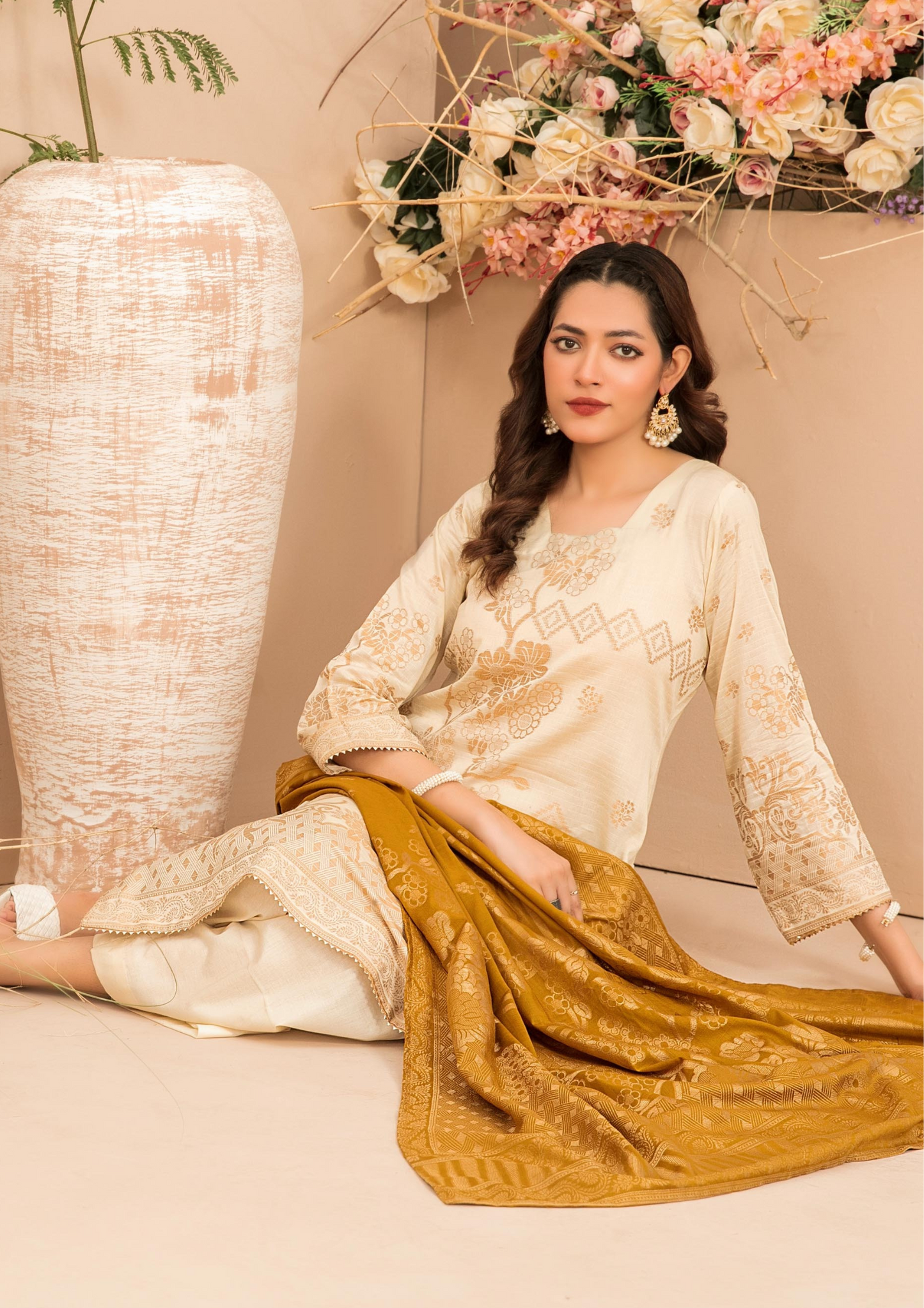 LAWN TALE - Unstitched 3-Piece Broshia Banarsi Lawn