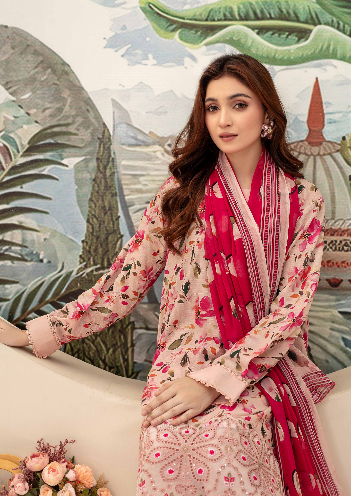 AQAS - Unstitched 3-Piece Digital Printed
