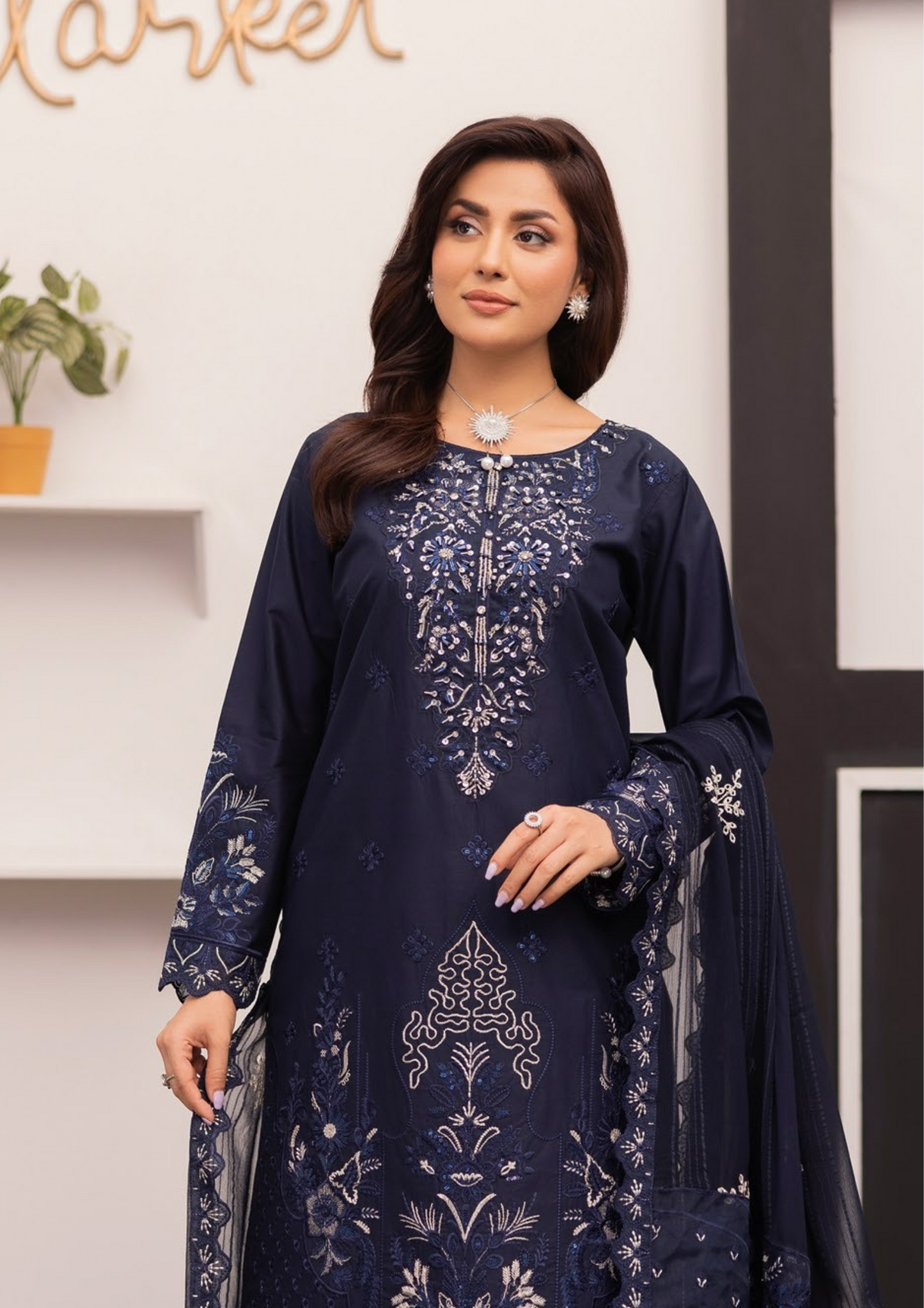 RIM JHIM - Luxury Embroidered Lawn