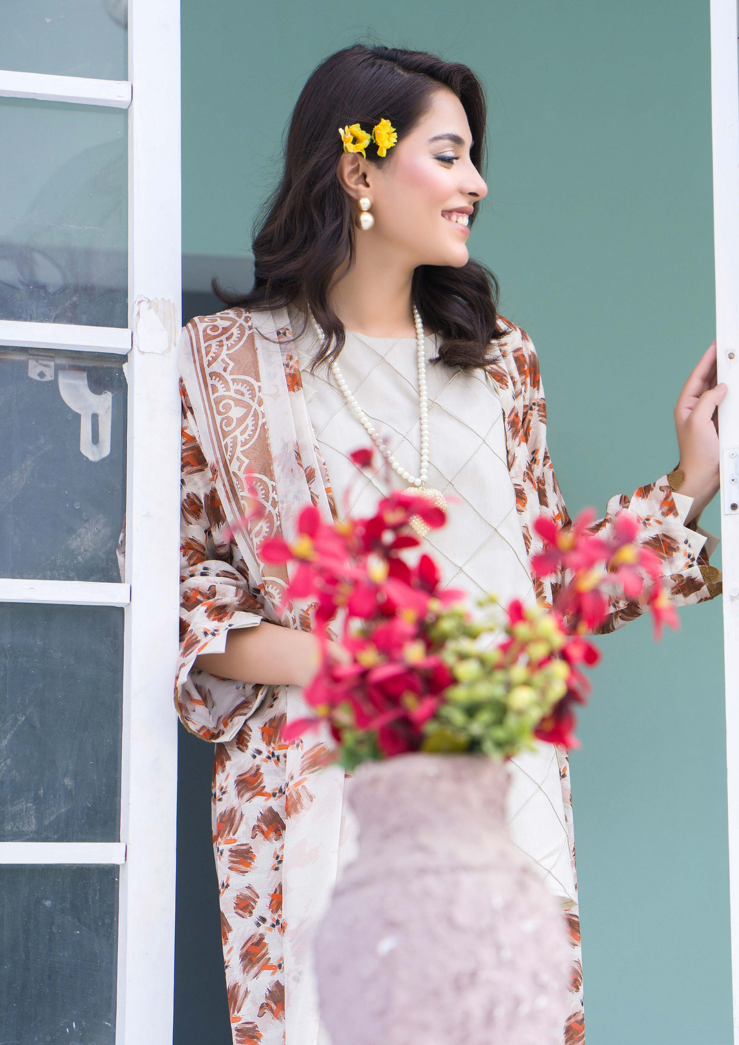 PEHNAWAA - Unstitched 3-Piece Digital Printed Lawn