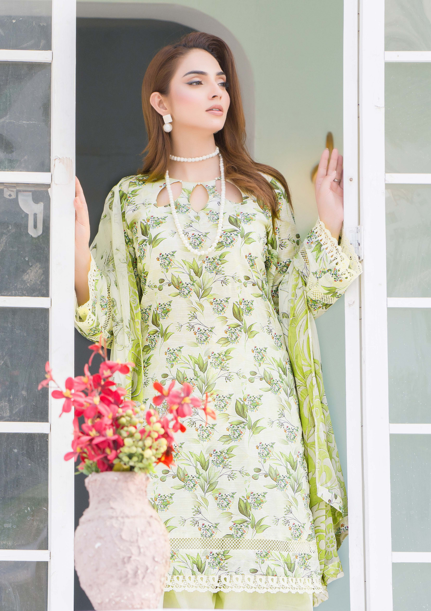 PEHNAWAA - Unstitched 3-Piece Digital Printed Lawn
