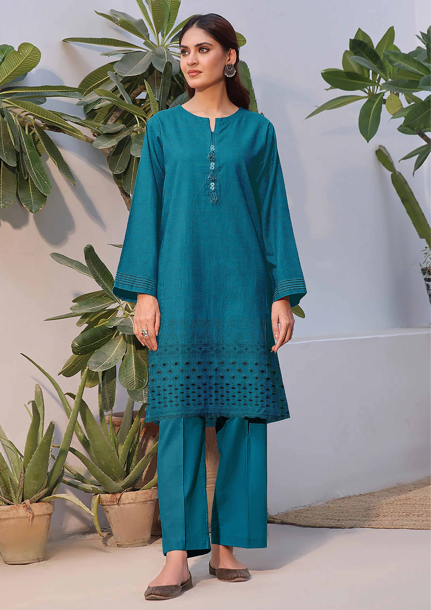 ARZOO - Unstitched 2-Piece Embroidered Lawn