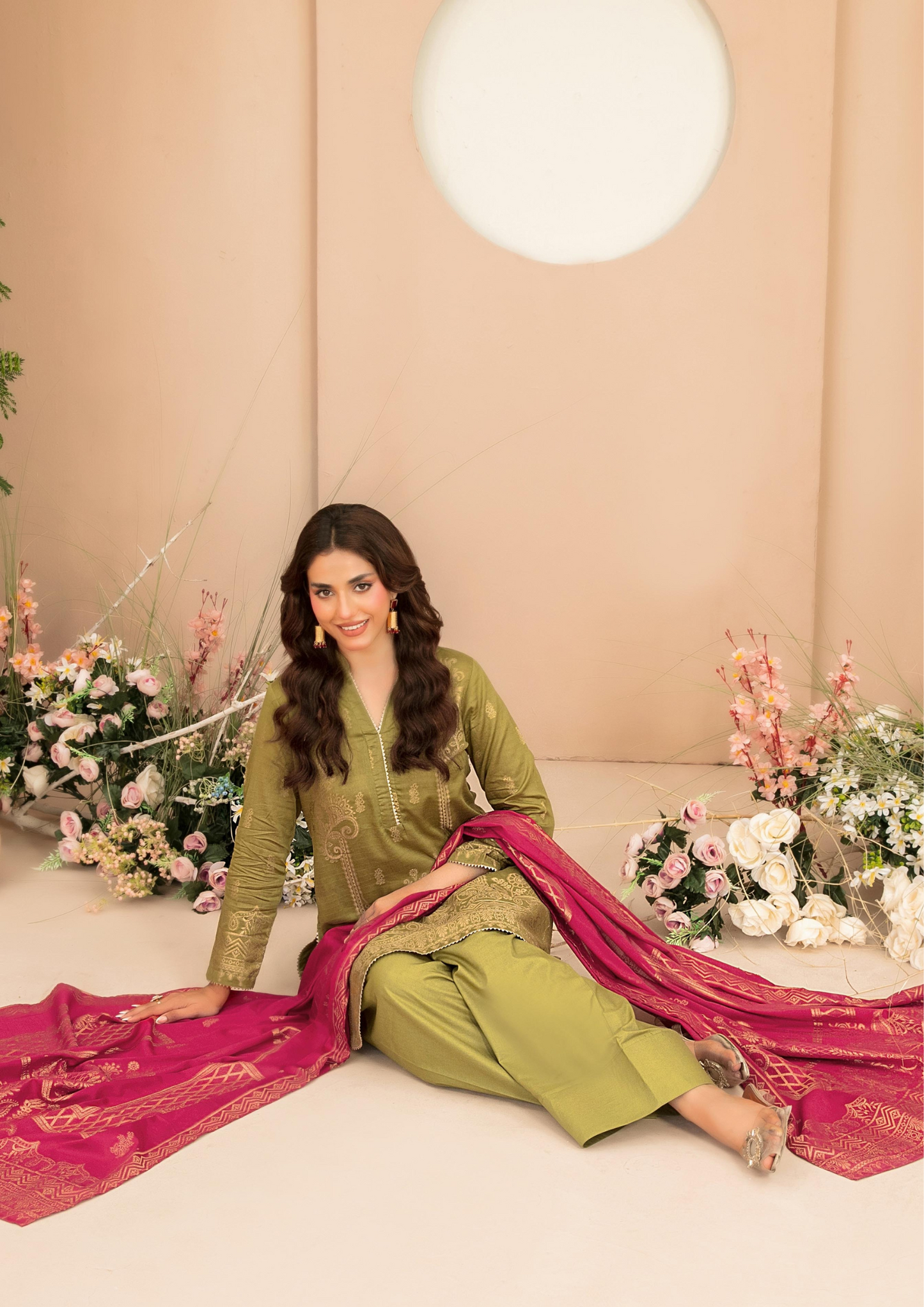 LAWN TALE - Unstitched 3-Piece Broshia Banarsi Lawn