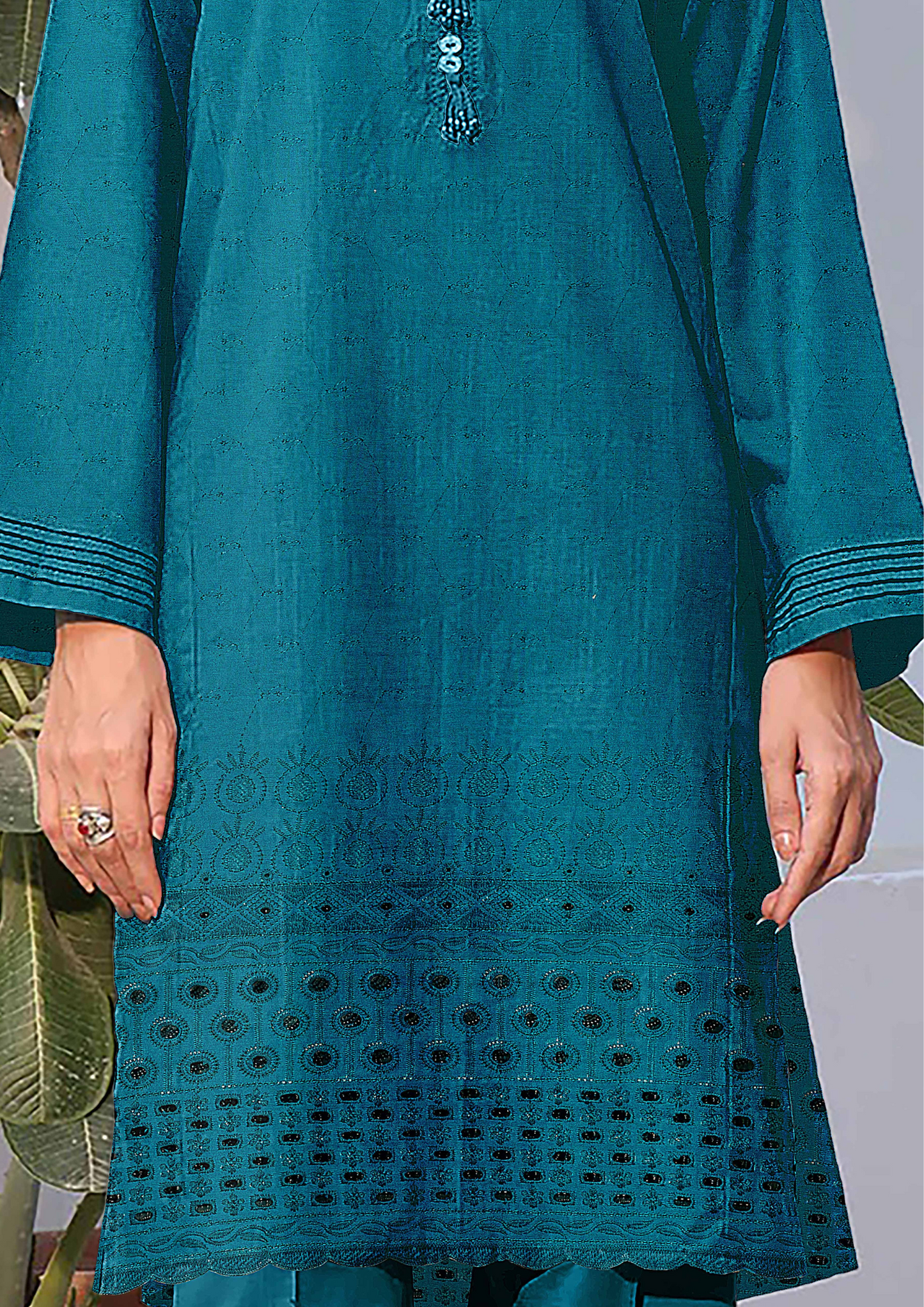 ARZOO - Unstitched 2-Piece Embroidered Lawn