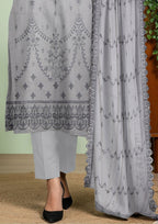 JAL PARI - Unstitched 3-PCS Embroidered