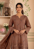MORNI - Unstitched 3-PCS Embroidered Dhanak