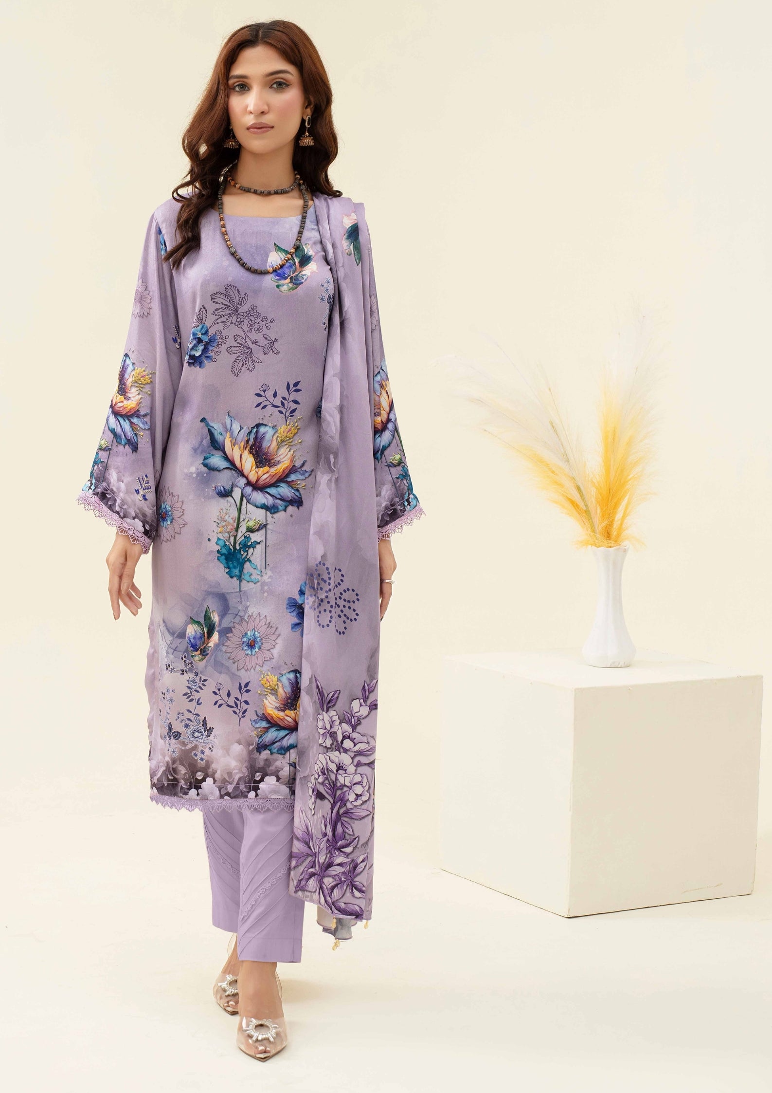 RIWAAYAT - 3-PCS Unstitched Prints