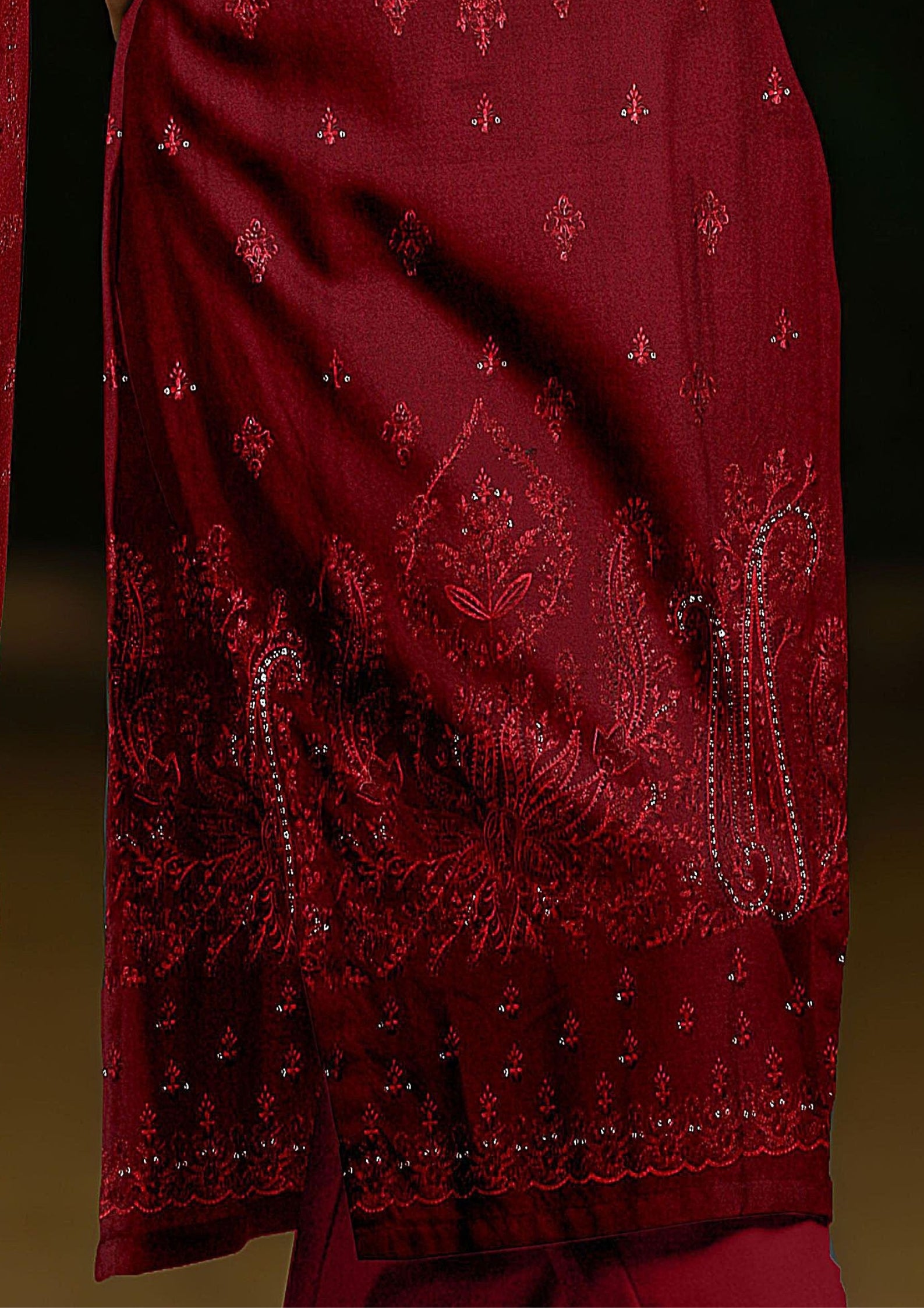 TABASSUM - Embroidered Dhanak