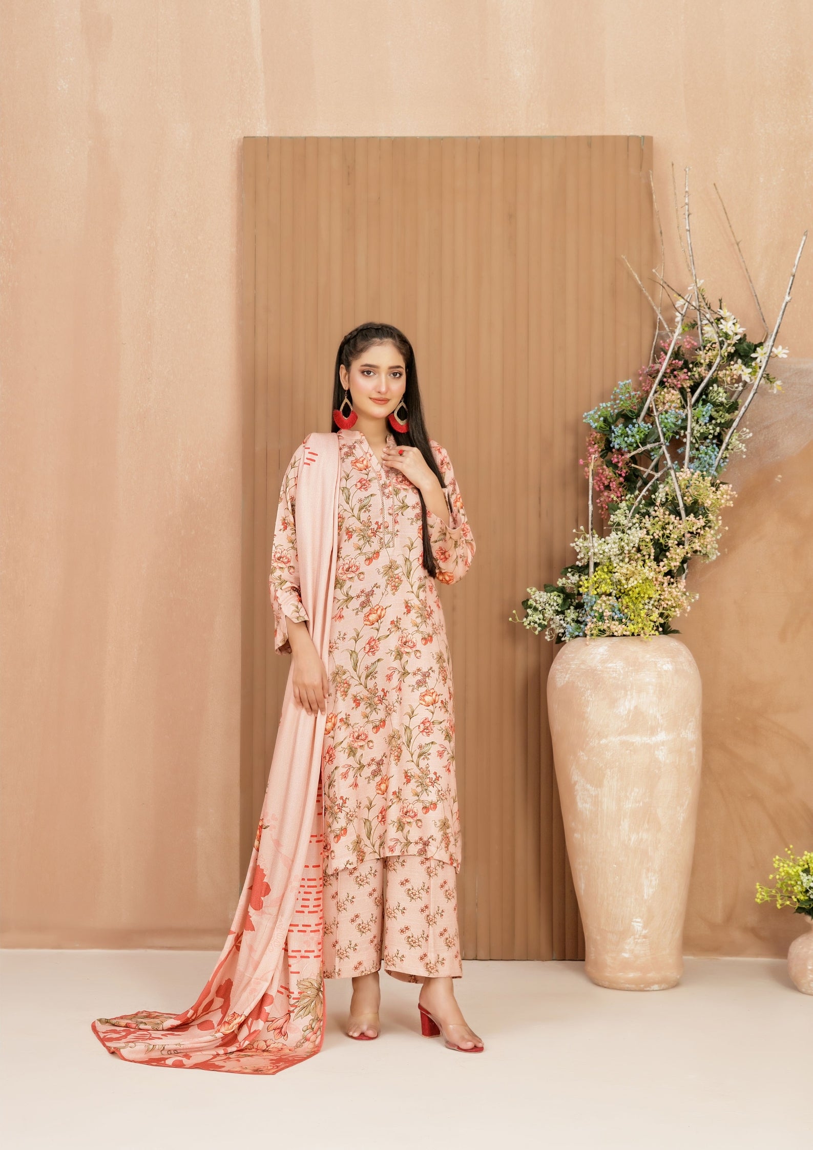 AFSANA - Unstitched Digital Printed