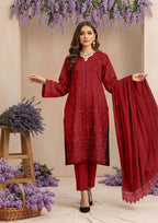 ZAHRA NOOR - Unstitched Chamki Dhanak