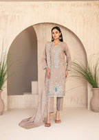 AYZEL - Unstitched Embroidered Karrandi