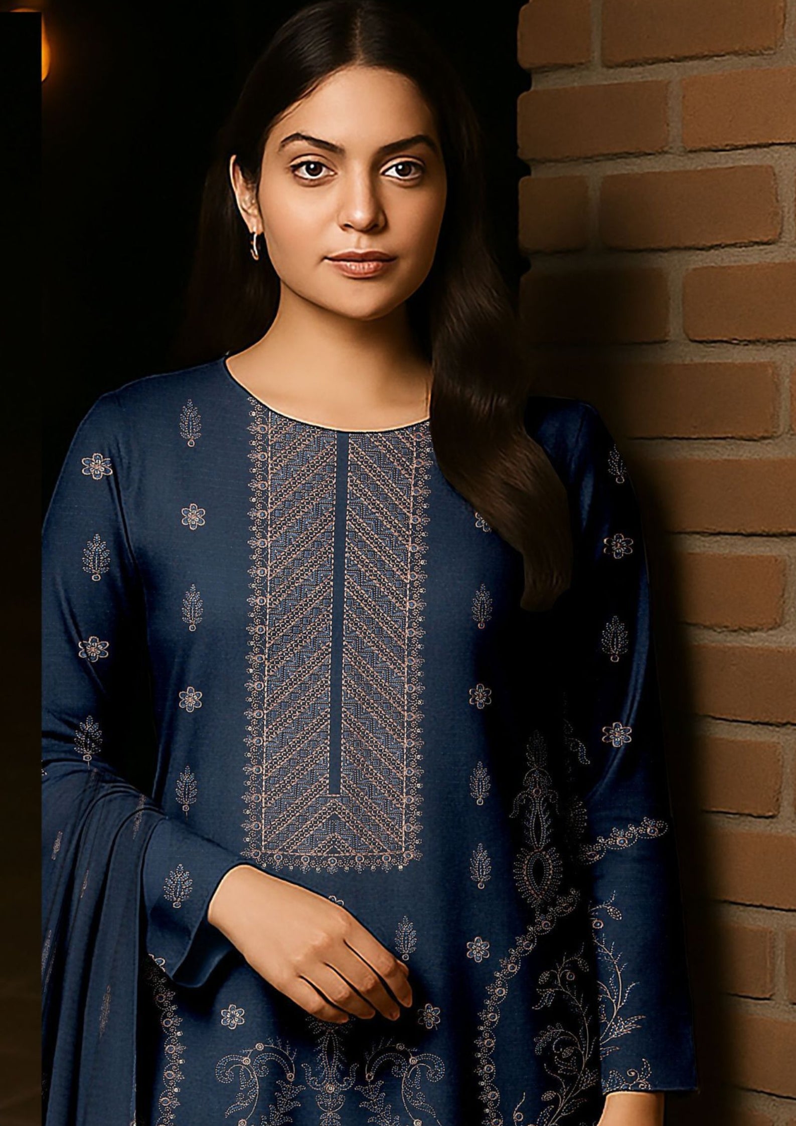 Shabnam - Unstitched 3-Piece Exclusive Dhanak