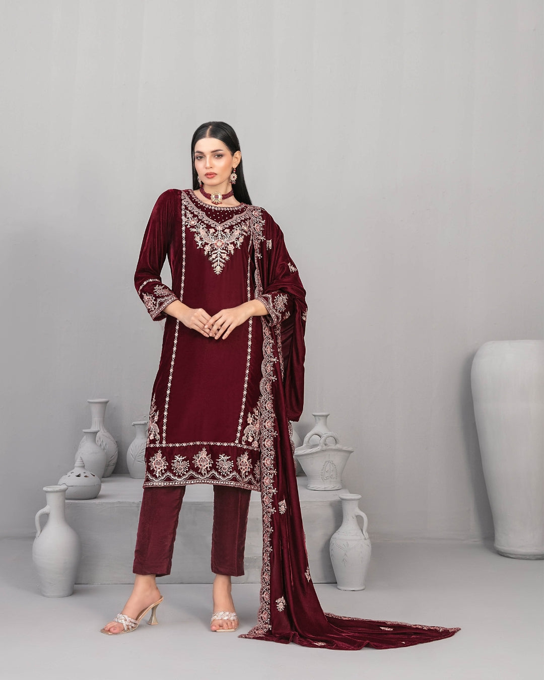 NAFISA - Unstitched Luxury Velvet