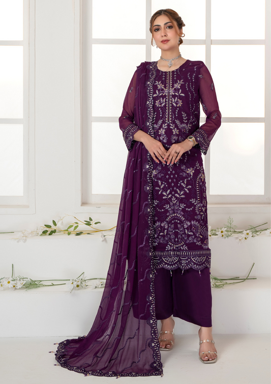 AFREEN - Semi Stitched Exclusive Chiffon