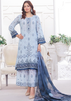 CHANDNI RAAT - Unstitched 3-Piece Bana Dora Digital Lawn