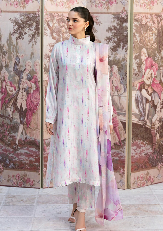 NAQSH-E-NAAZ - Unstitched 3-Piece Digital Bana Dora Lawn