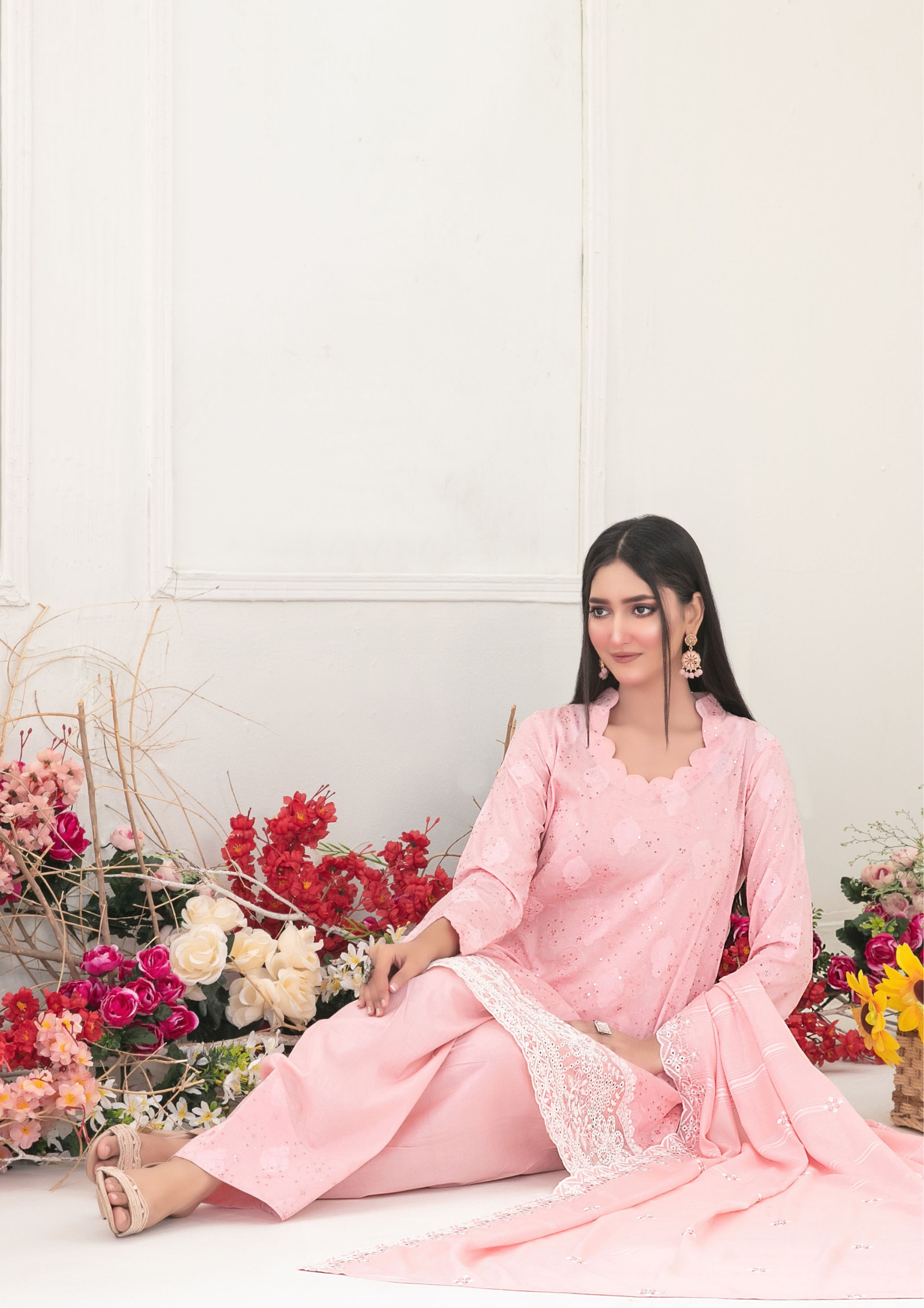 SOGHAT - Unstitched 3-Piece Embroidered Lawn