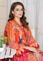 KAJAL - Unstitched 3-Piece Digital Lawn