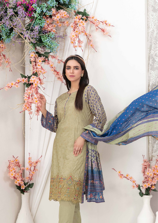 ULFAT - Unstitched 3-Piece Digital Lawn Prints